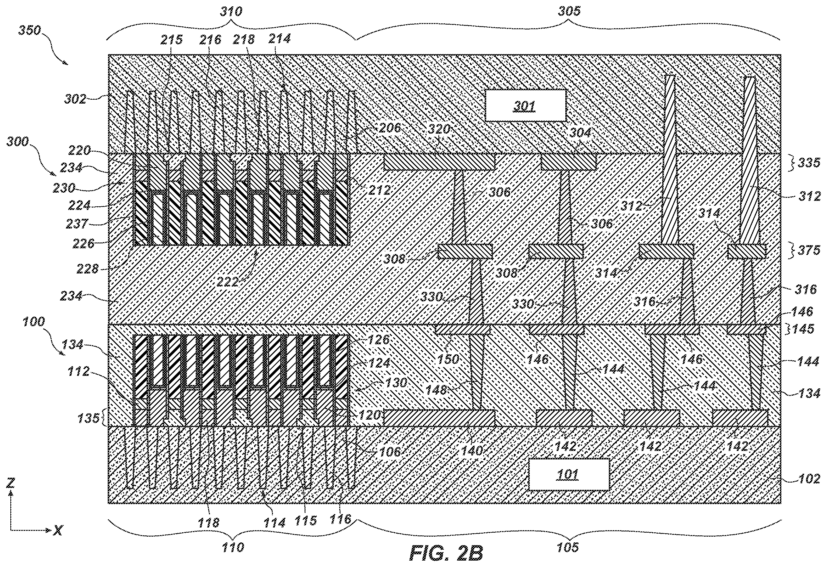 Patent US11810838 Figure 8 – Microelectronic devices, and related electronic systems and methods of forming microelectronic devices