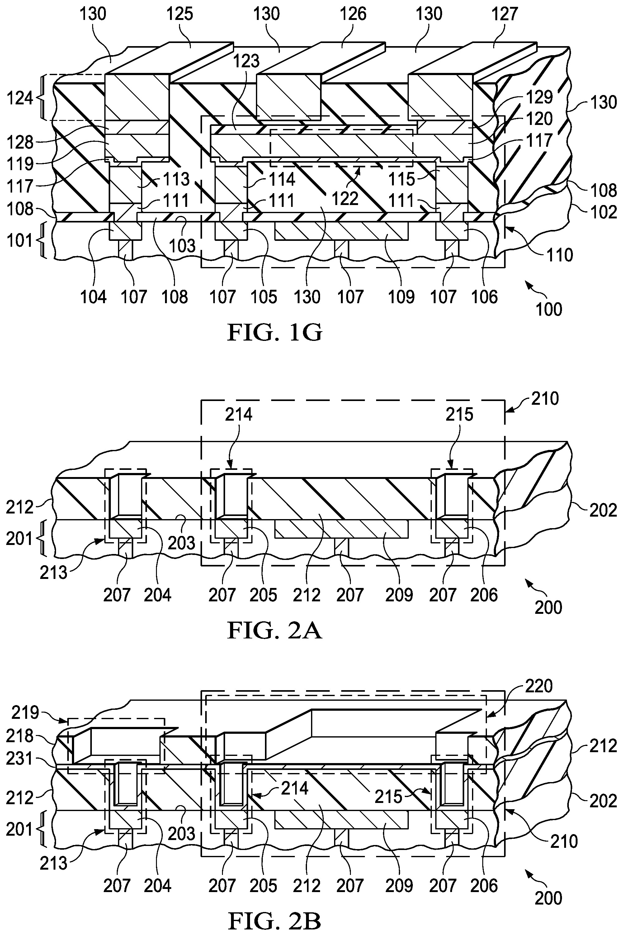 Patent US11810843 Figure 3 – Integrated capacitor with extended head bump bond pillar