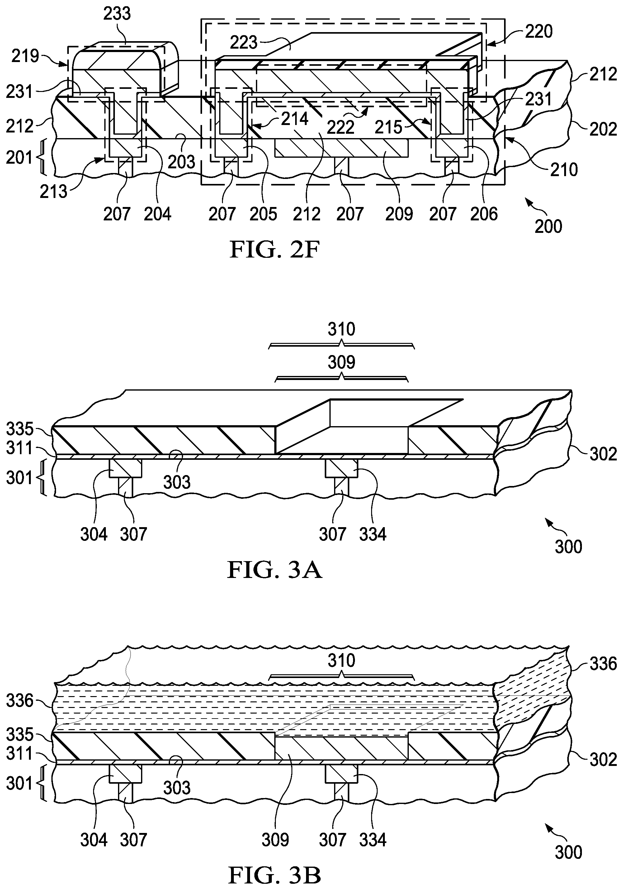 Patent US11810843 Figure 5 – Integrated capacitor with extended head bump bond pillar