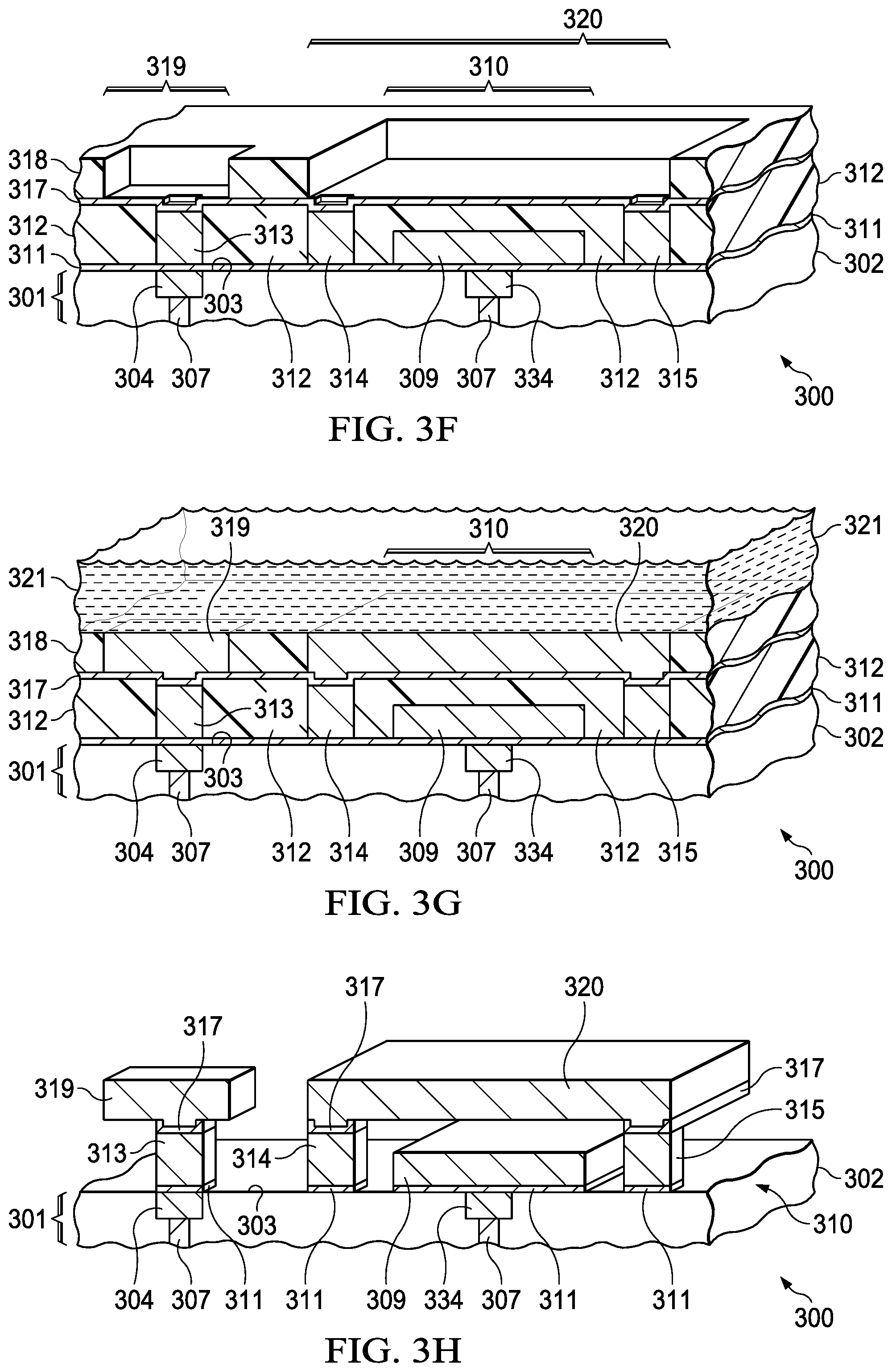 Patent US11810843 Figure 7 – Integrated capacitor with extended head bump bond pillar