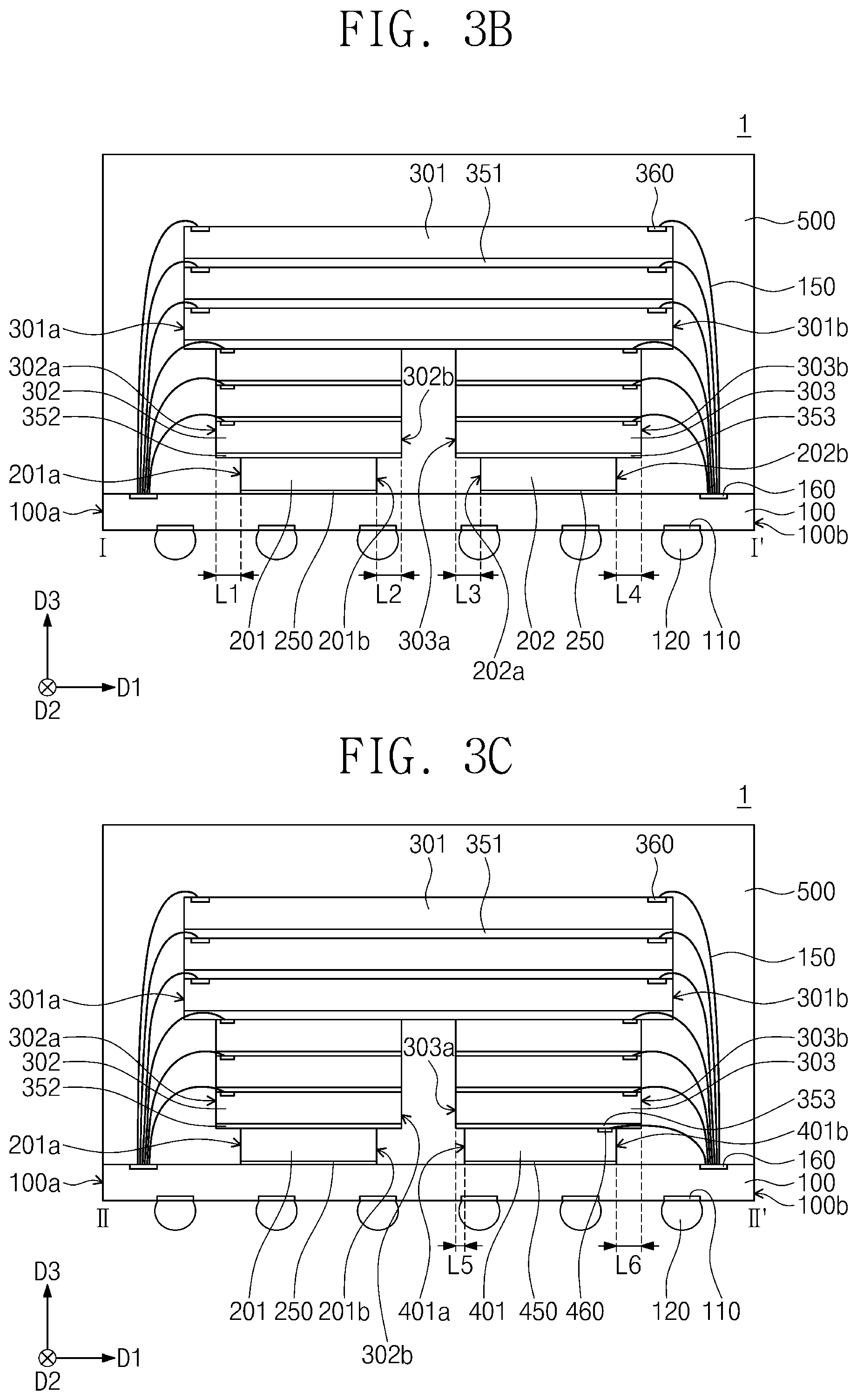 Patent US11810868 Figure 5 – Semiconductor package