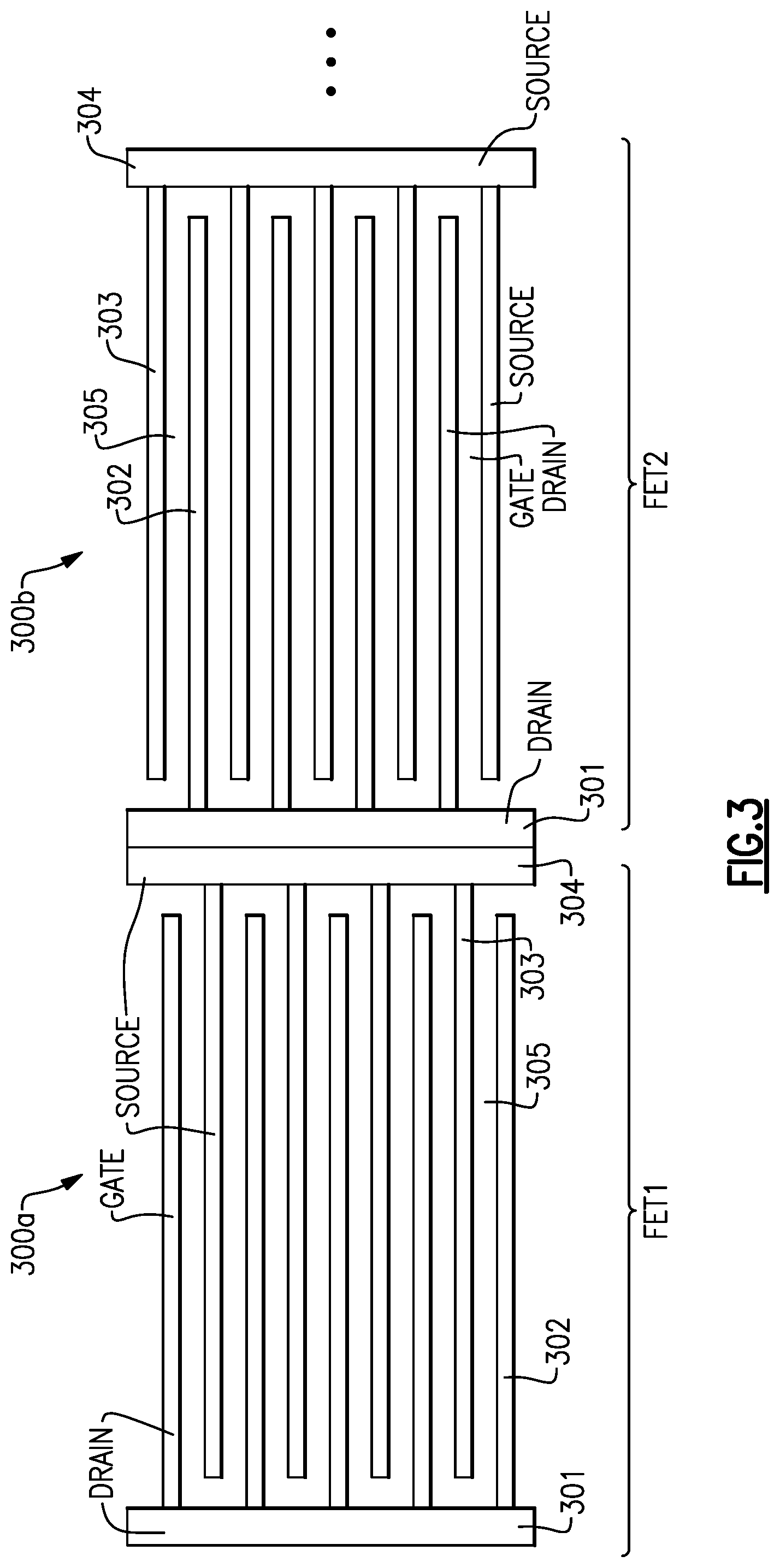 Patent US11810874 Figure 2 – Devices and methods related to voltage compensated switch stack