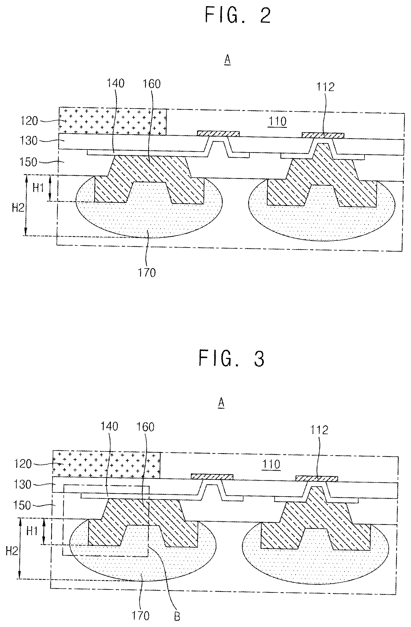 Patent US11810878 Figure 3 – Wafer-level package including under bump metal layer