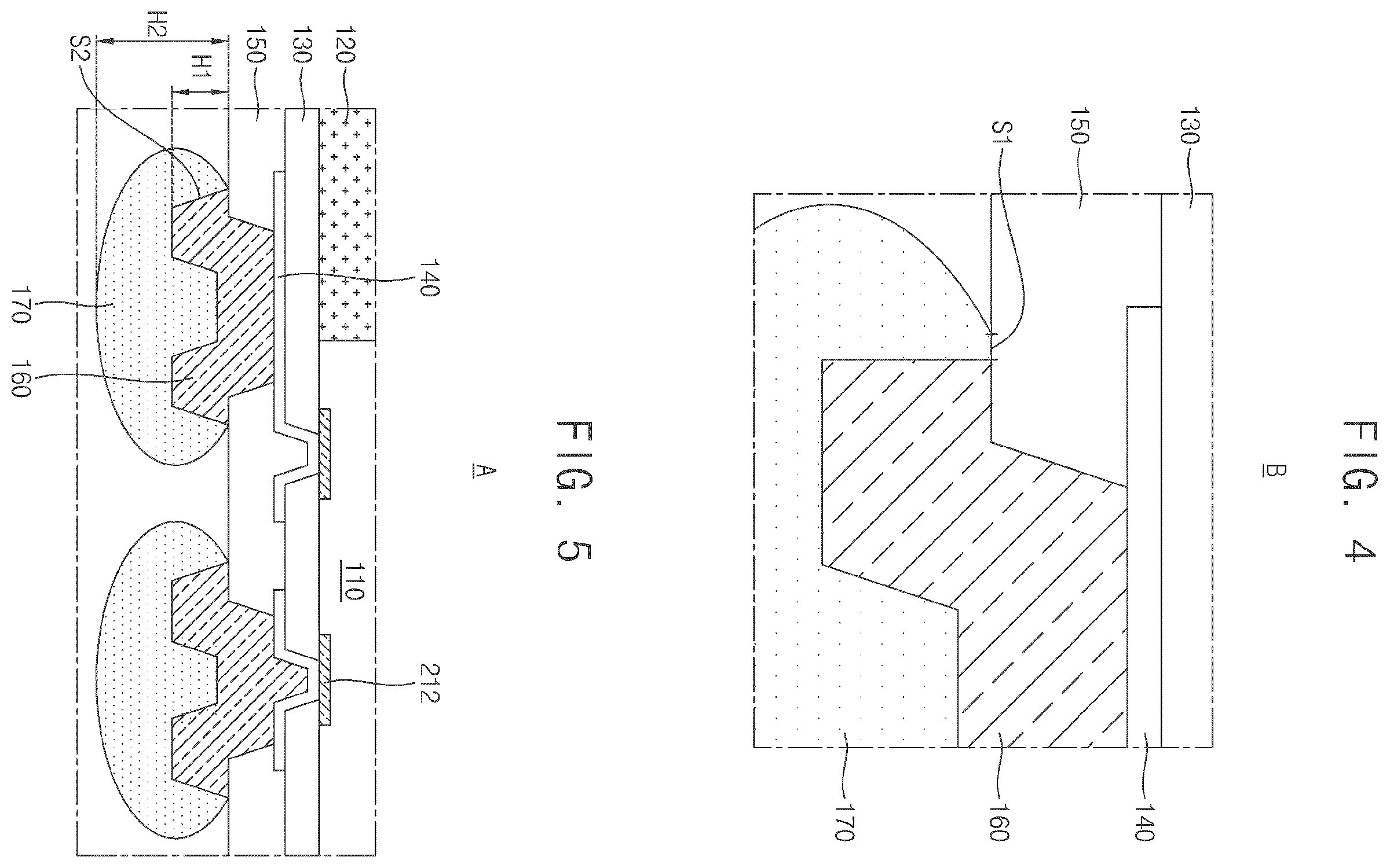 Patent US11810878 Figure 4 – Wafer-level package including under bump metal layer