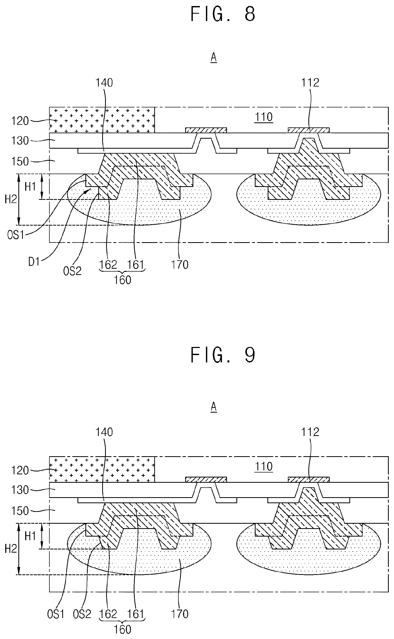 Patent US11810878 Figure 6 – Wafer-level package including under bump metal layer