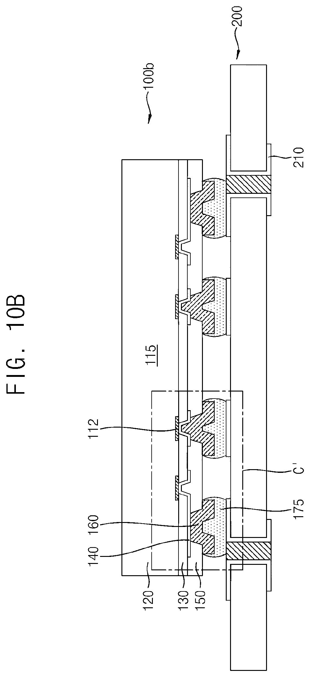 Patent US11810878 Figure 8 – Wafer-level package including under bump metal layer