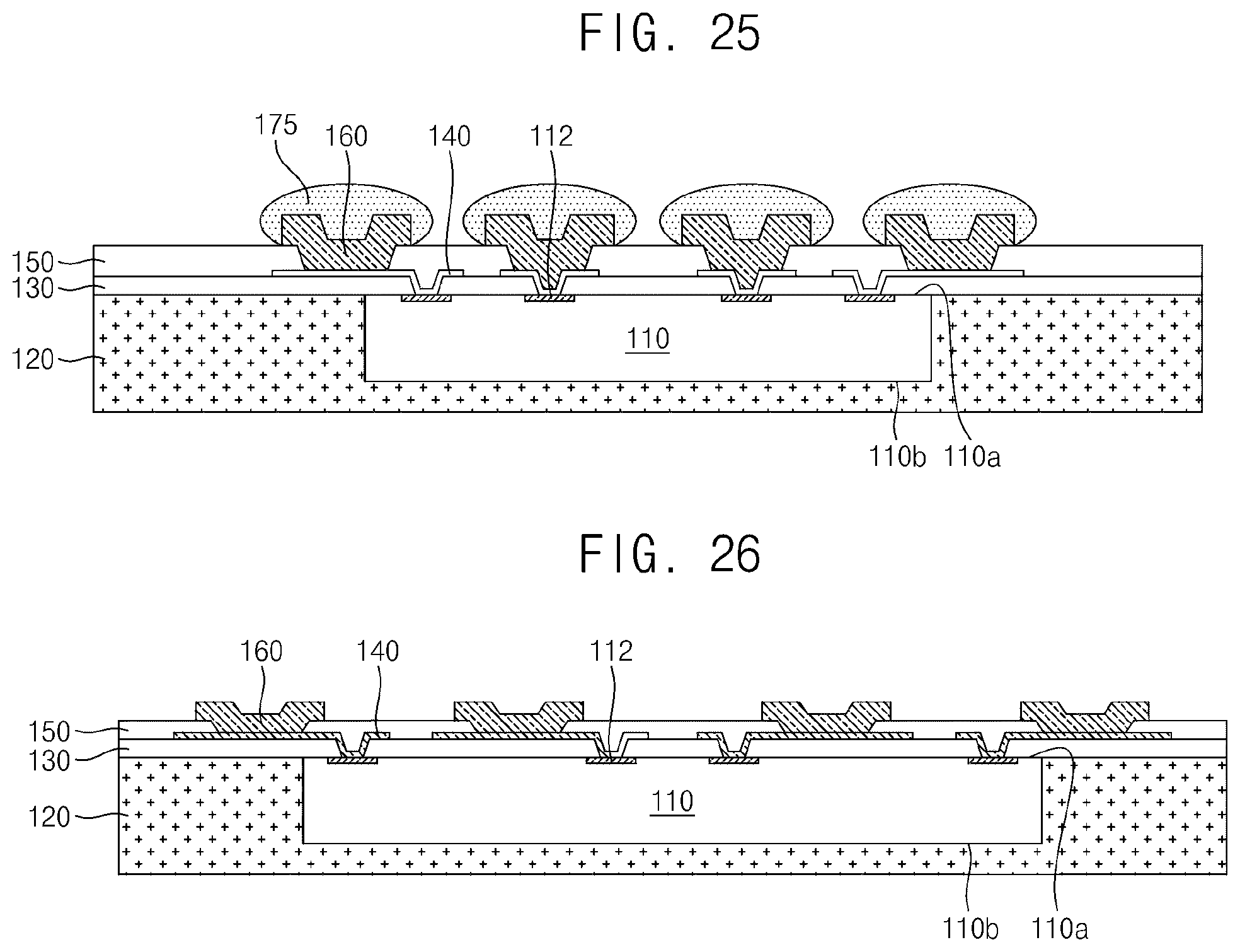 Patent US11810878 Figure 16 – Wafer-level package including under bump metal layer