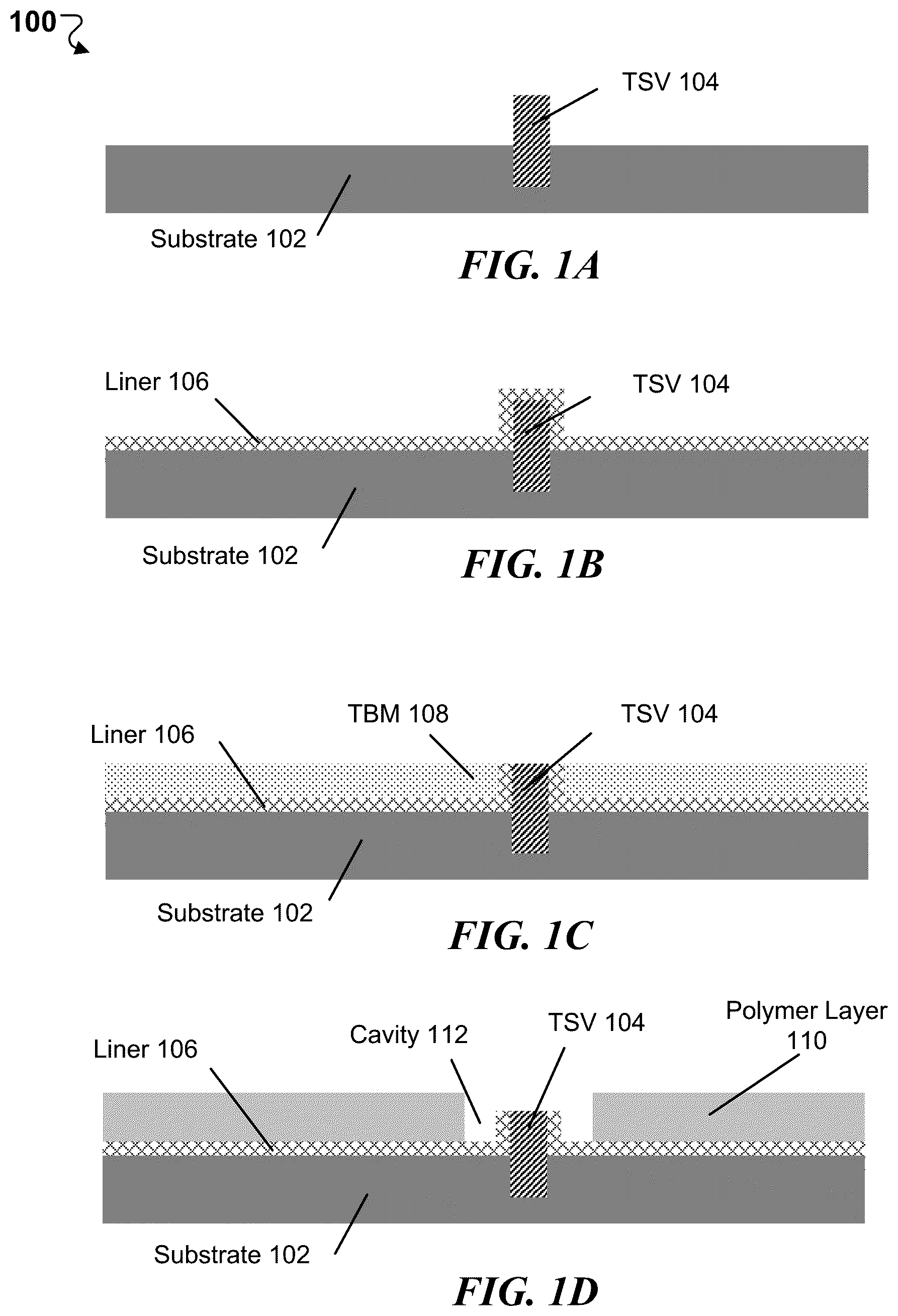 Patent US11810882 Figure 1 – Solder based hybrid bonding for fine pitch and thin BLT interconnection