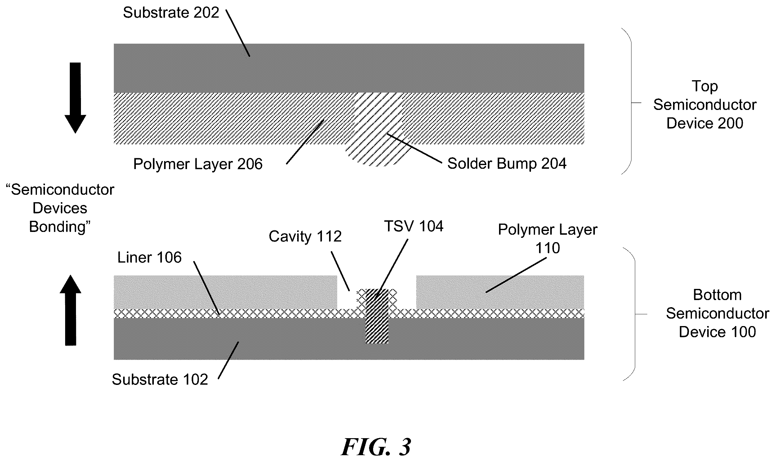 Patent US11810882 Figure 3 – Solder based hybrid bonding for fine pitch and thin BLT interconnection