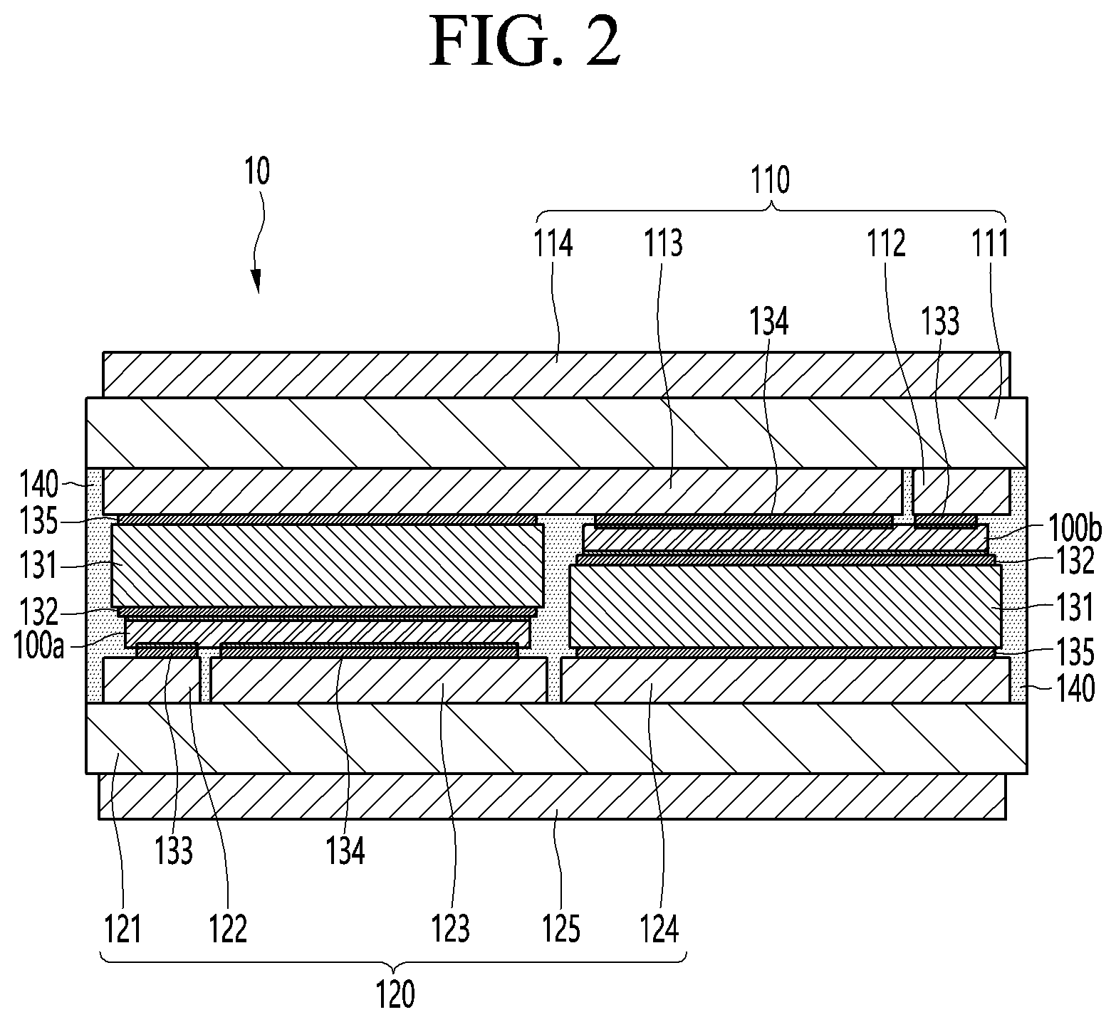 Patent US11810887 Figure 3 – Double-sided cooling type power module and manufacturing method therefor