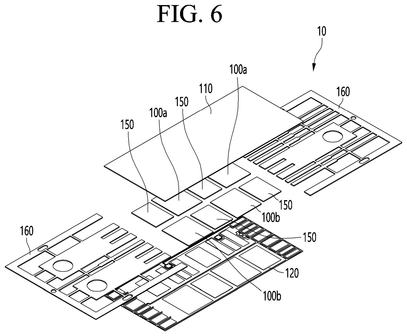 Patent US11810887 Figure 7 – Double-sided cooling type power module and manufacturing method therefor