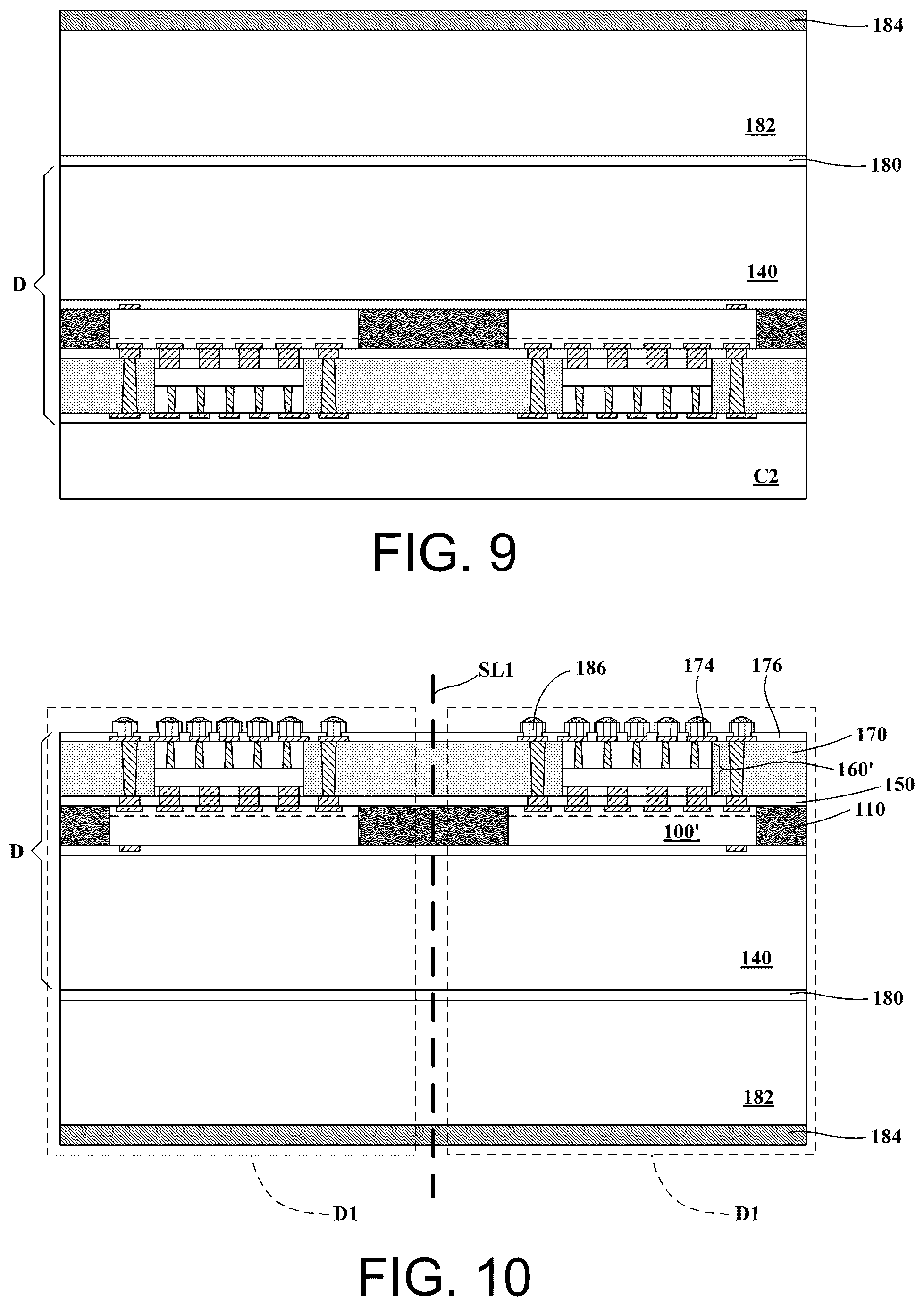 Patent US11810897 Figure 4 – Package structure and method of fabricating the same