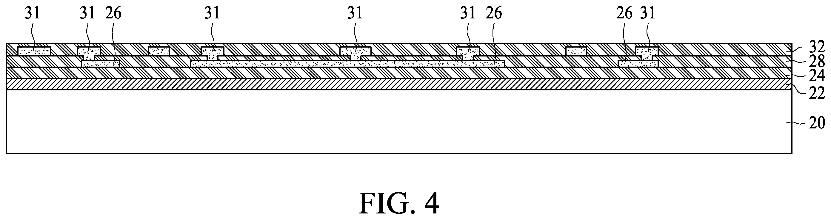 Patent US11810899 Figure 4 – 3DIC formation with dies bonded to formed RDLs