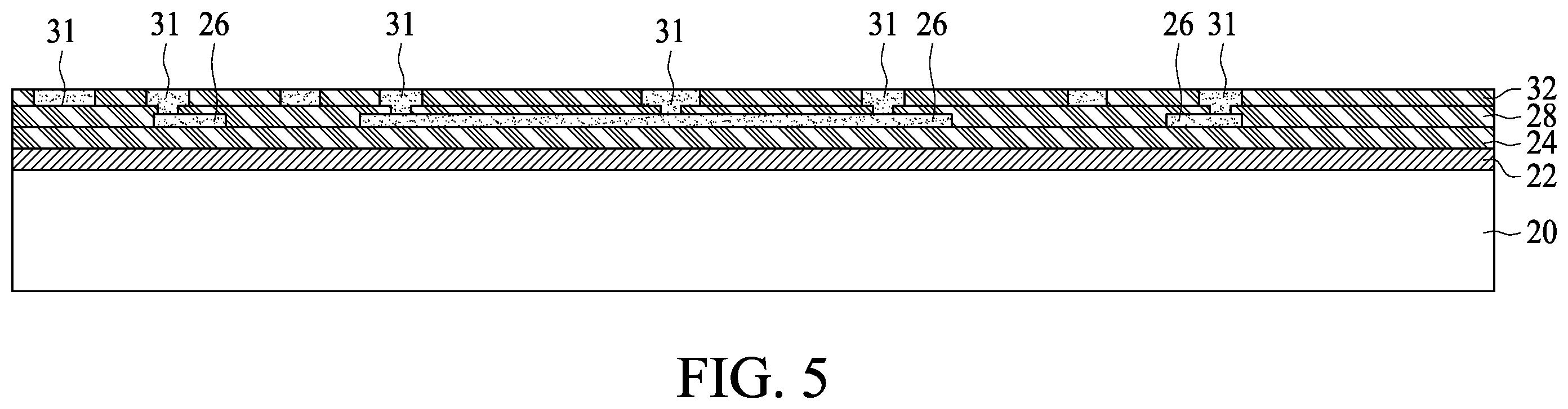 Patent US11810899 Figure 5 – 3DIC formation with dies bonded to formed RDLs