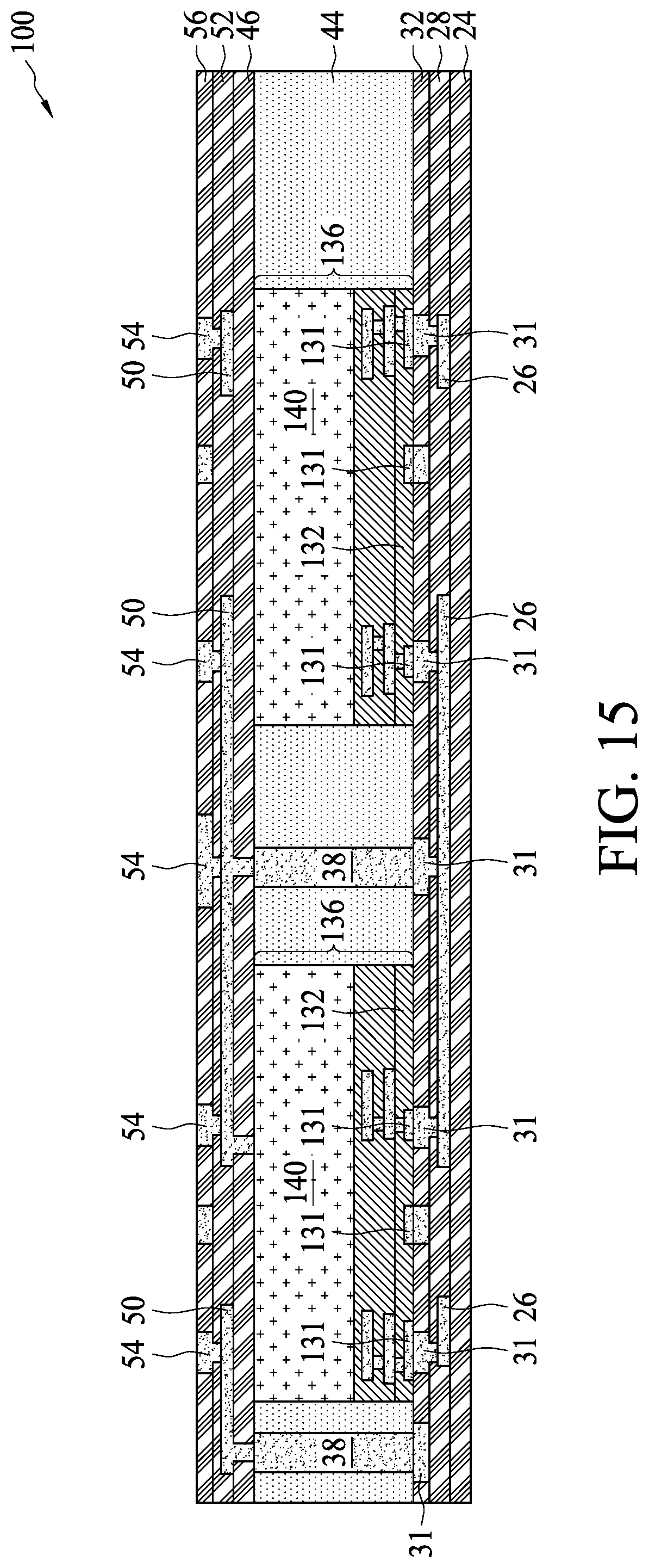 Patent US11810899 Figure 15 – 3DIC formation with dies bonded to formed RDLs
