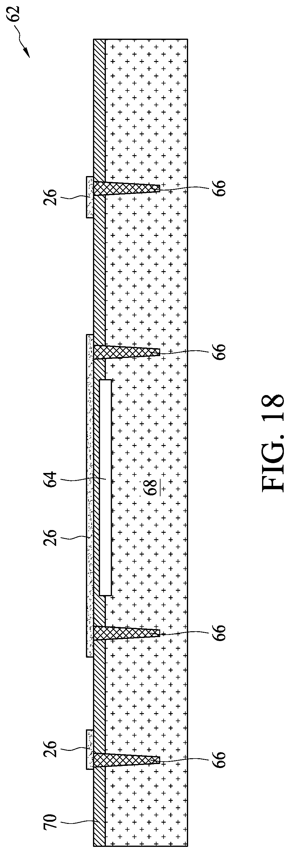 Patent US11810899 Figure 18 – 3DIC formation with dies bonded to formed RDLs