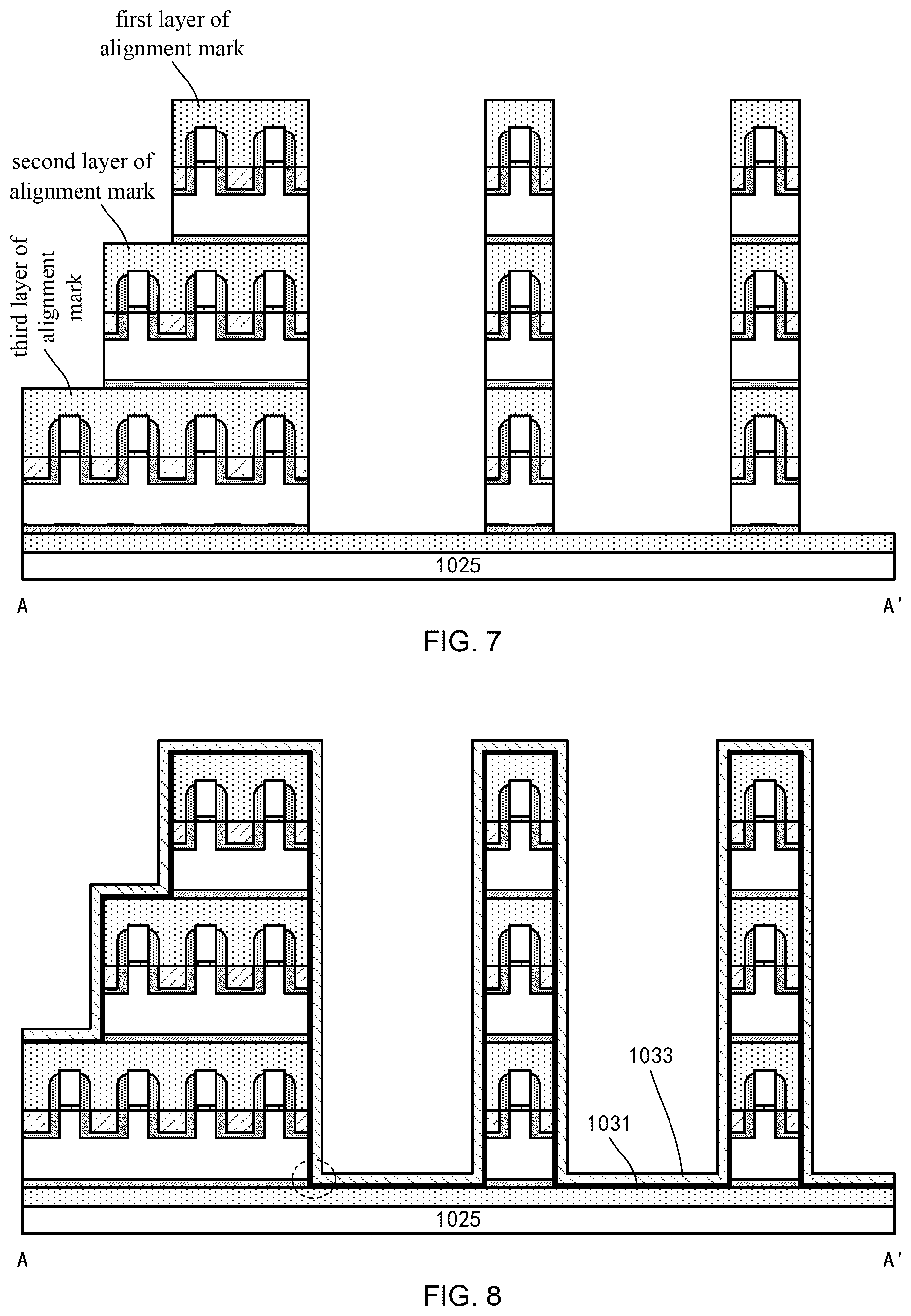 Patent US11810902 Figure 7 – Semiconductor device with sidewall interconnection structure, method of manufacturing the same, and electronic apparatus