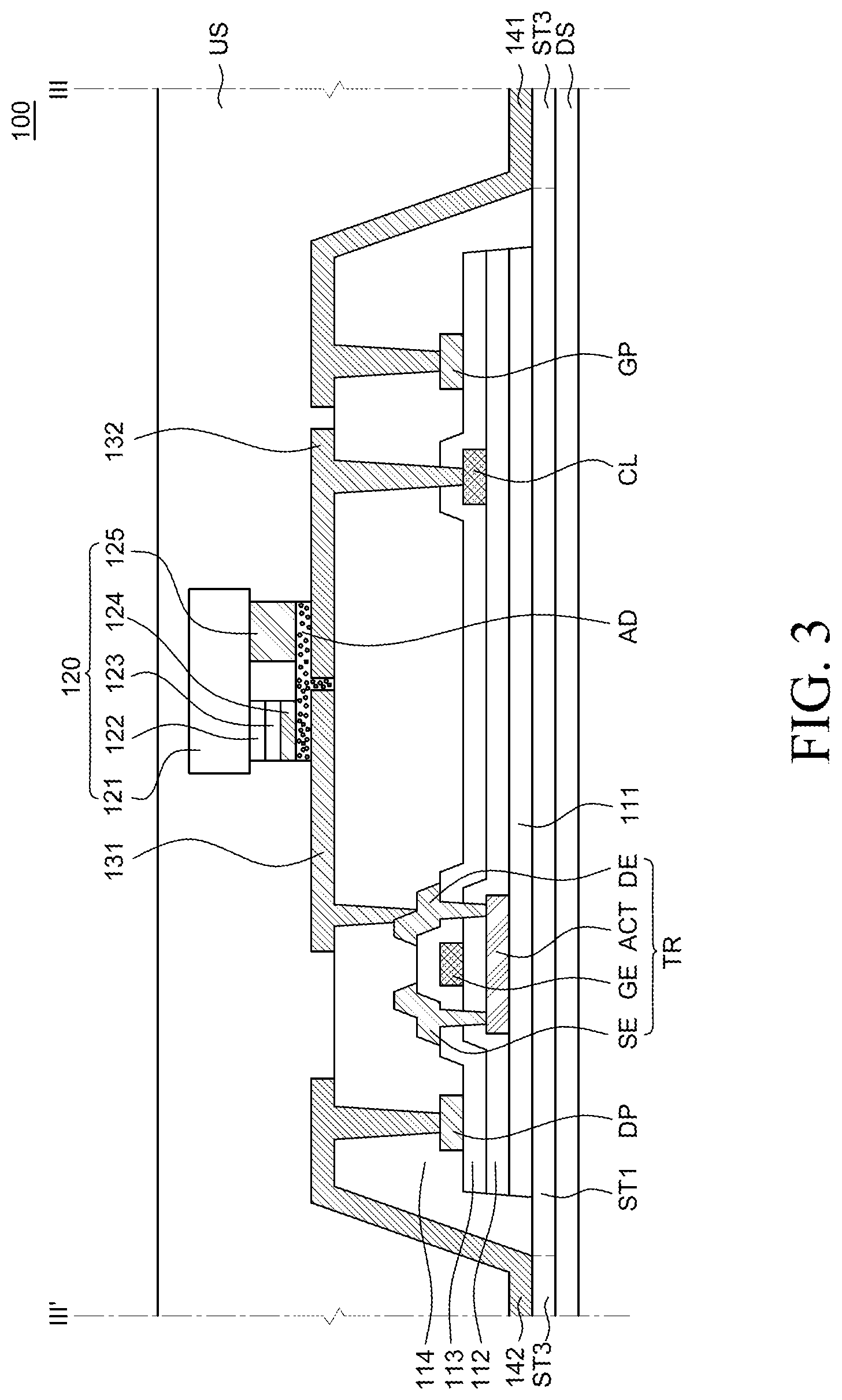 Patent US11810906 Figure 3 – Stretchable display device
