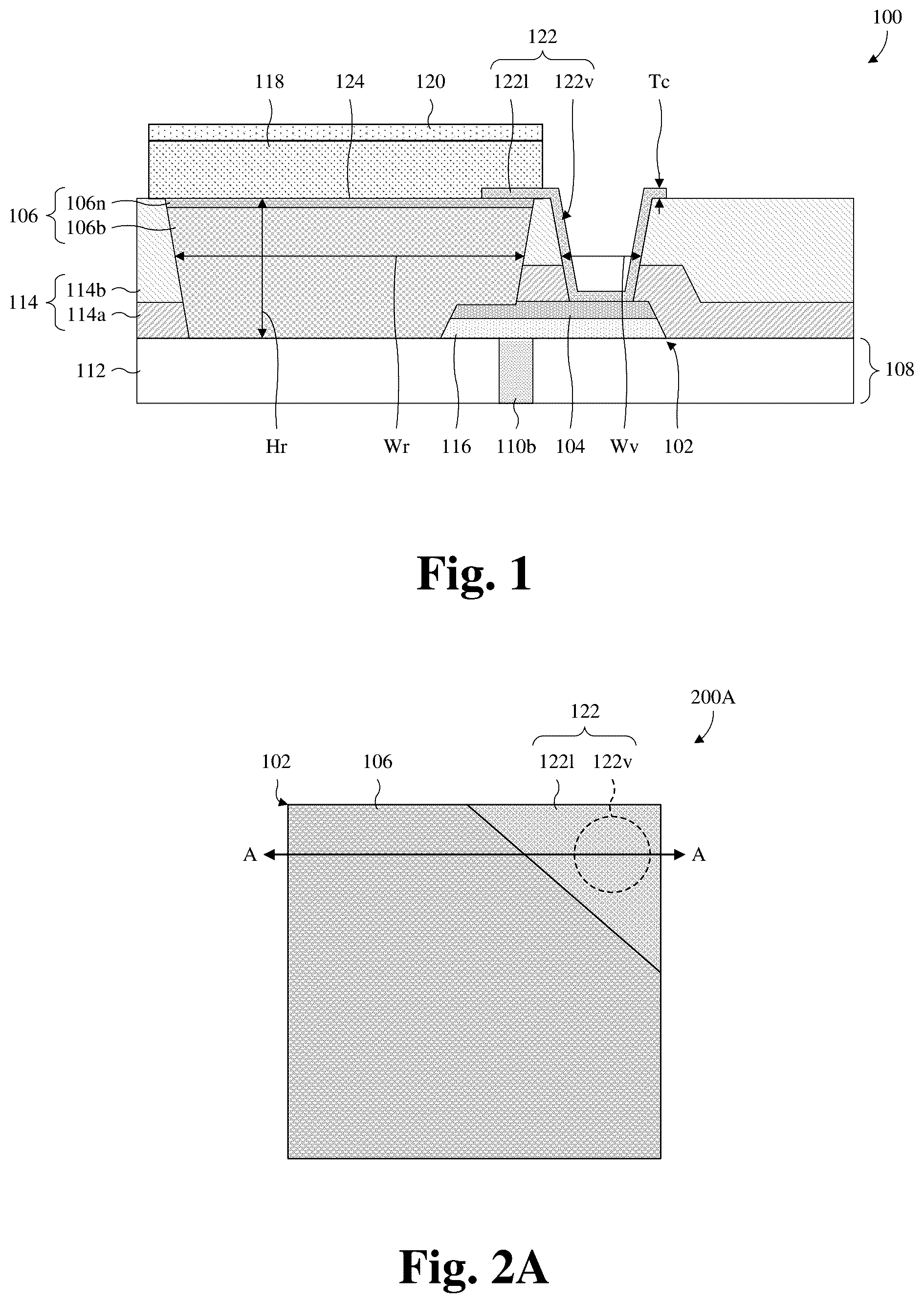 Patent US11810907 Figure 1 – Pixel structure for displays