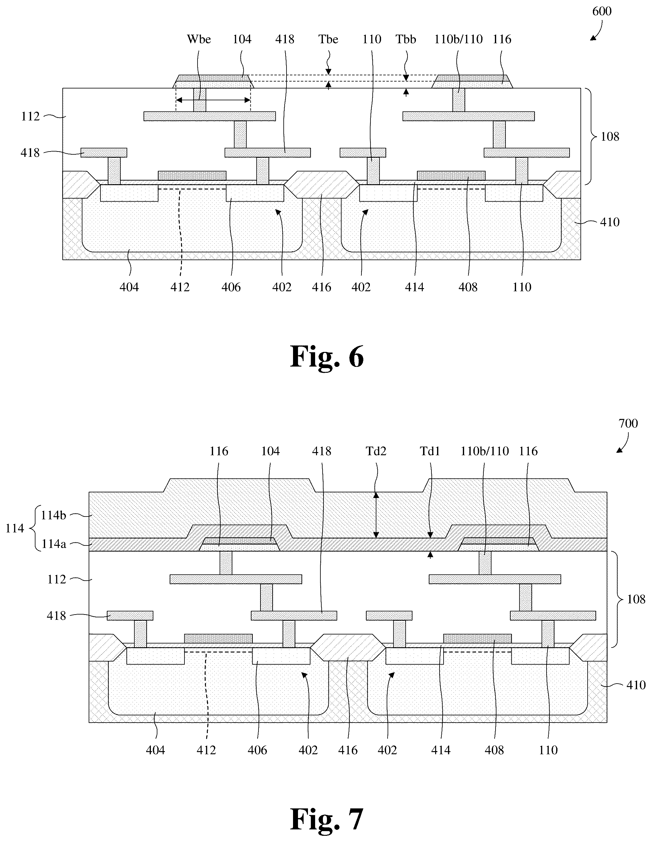 Patent US11810907 Figure 8 – Pixel structure for displays