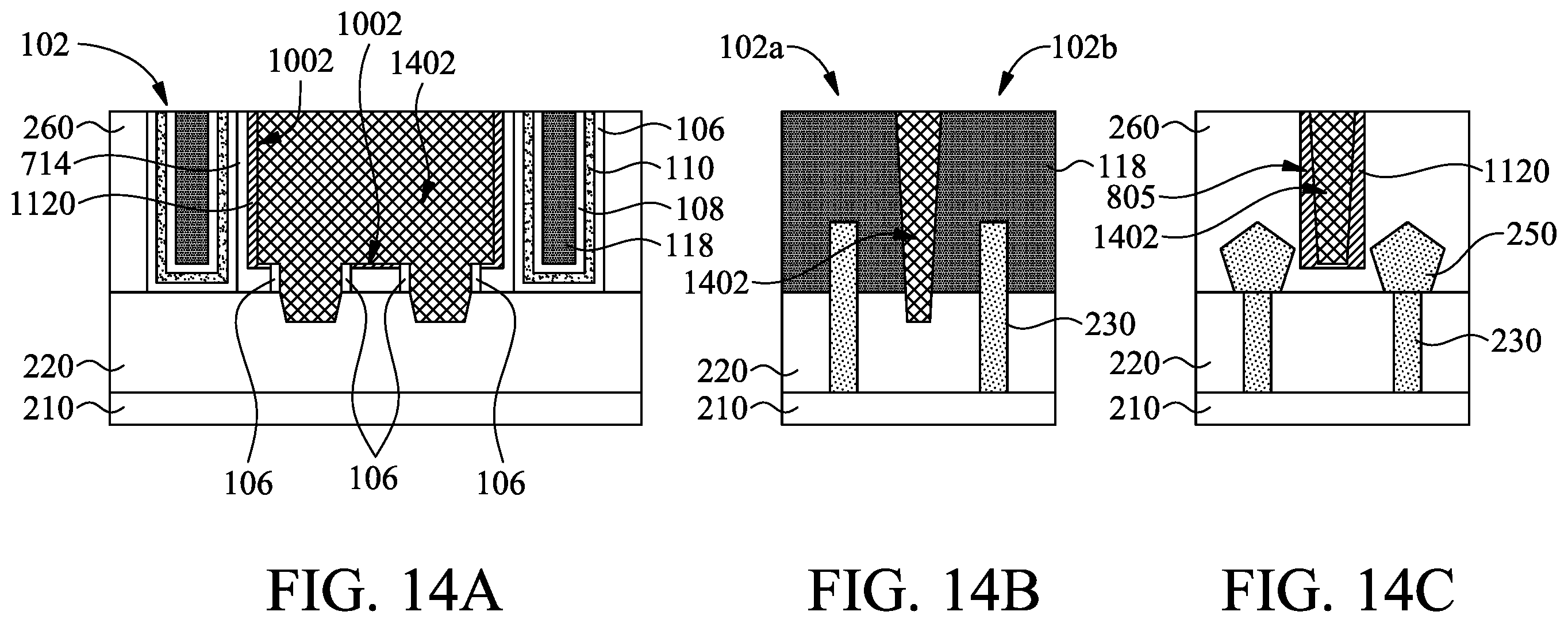 Patent US11810909 Figure 16 – Metal gate structure cutting process