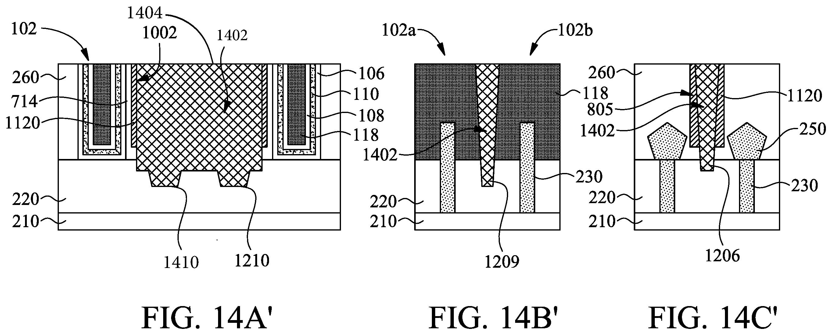 Patent US11810909 Figure 17 – Metal gate structure cutting process