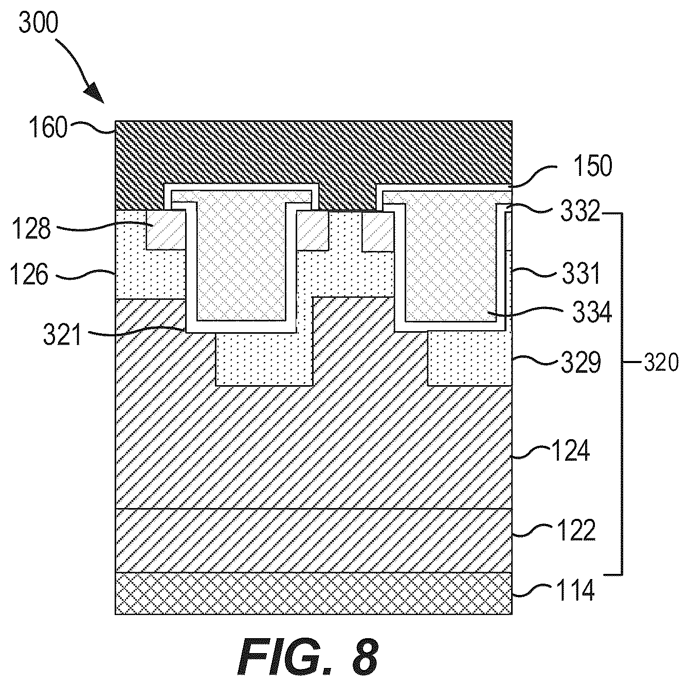 Patent US11810912 Figure 11 – Semiconductor devices having asymmetric integrated gate resistors for balanced turn-on/turn-off behavior