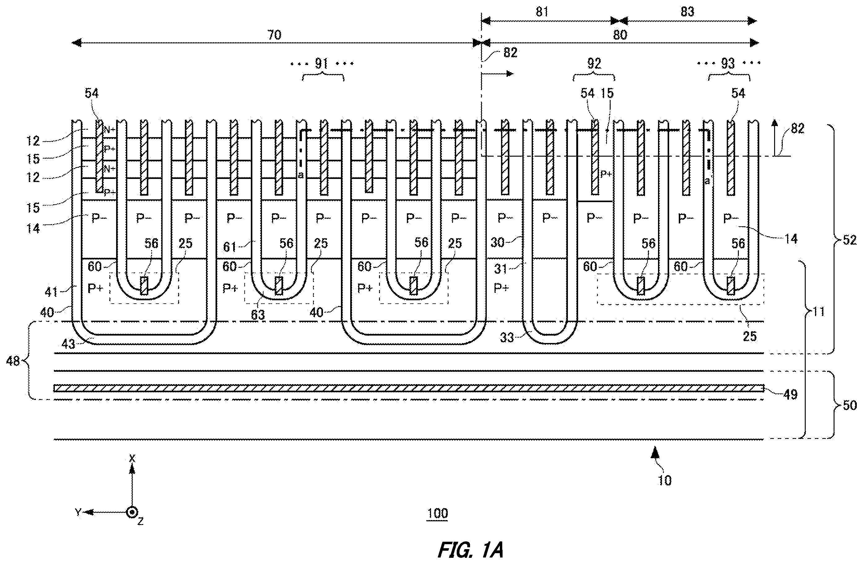 Patent US11810914 Figure 1 – Semiconductor device