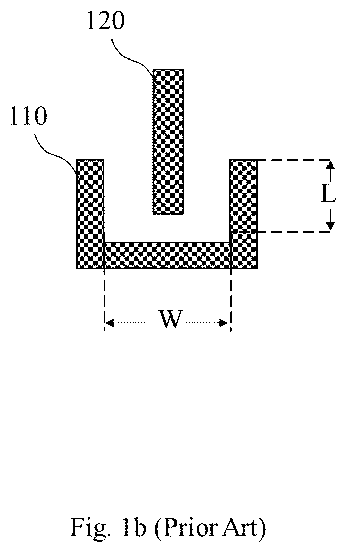 Patent US11810916 Figure 2 – Semiconductor capacitor array layout capable of generating parasitic capacitance toward edge of layout