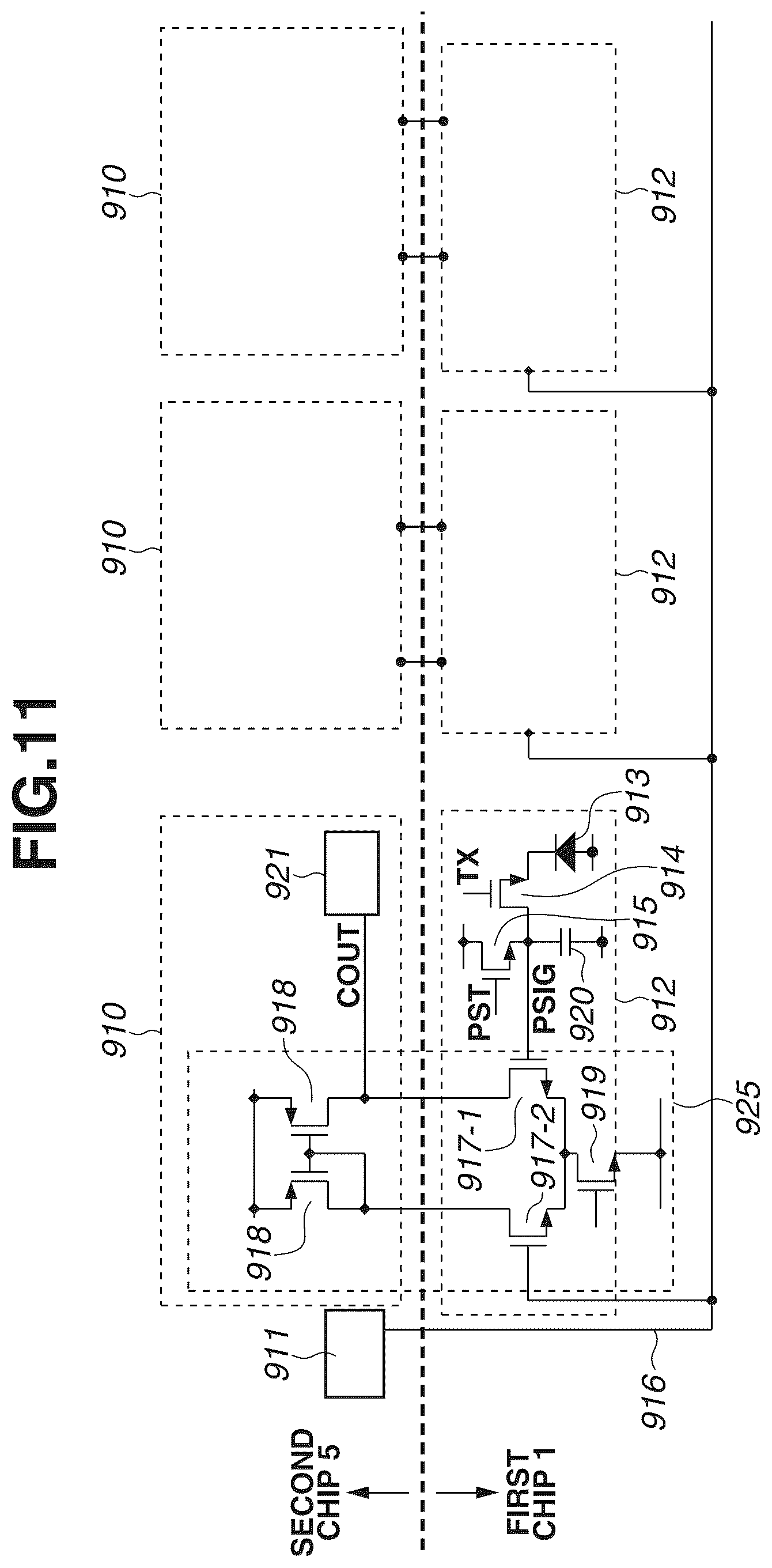 Patent US11810930 Figure 11 – Imaging device, imaging system, and moving body