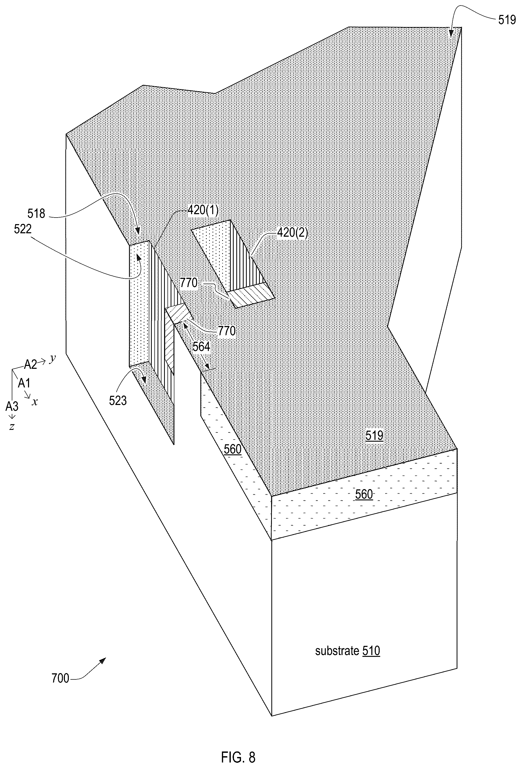 Patent US11810931 Figure 6 – Pixel-array substrate