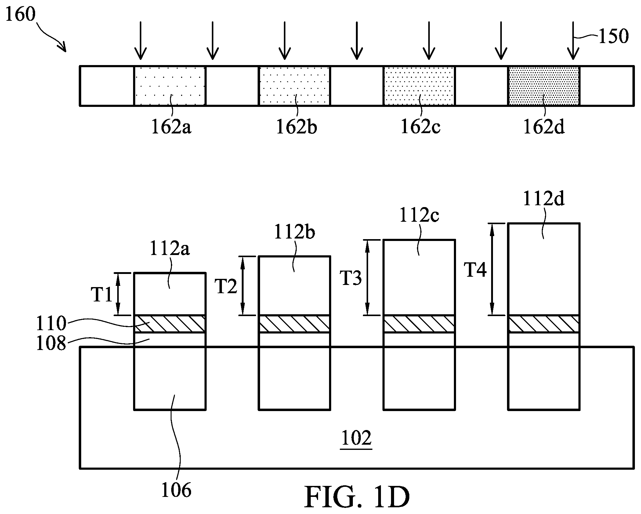 Patent US11810934 Figure 4 – Image sensors including insulating layers in different pixel regions having different thicknesses and methods for forming the same