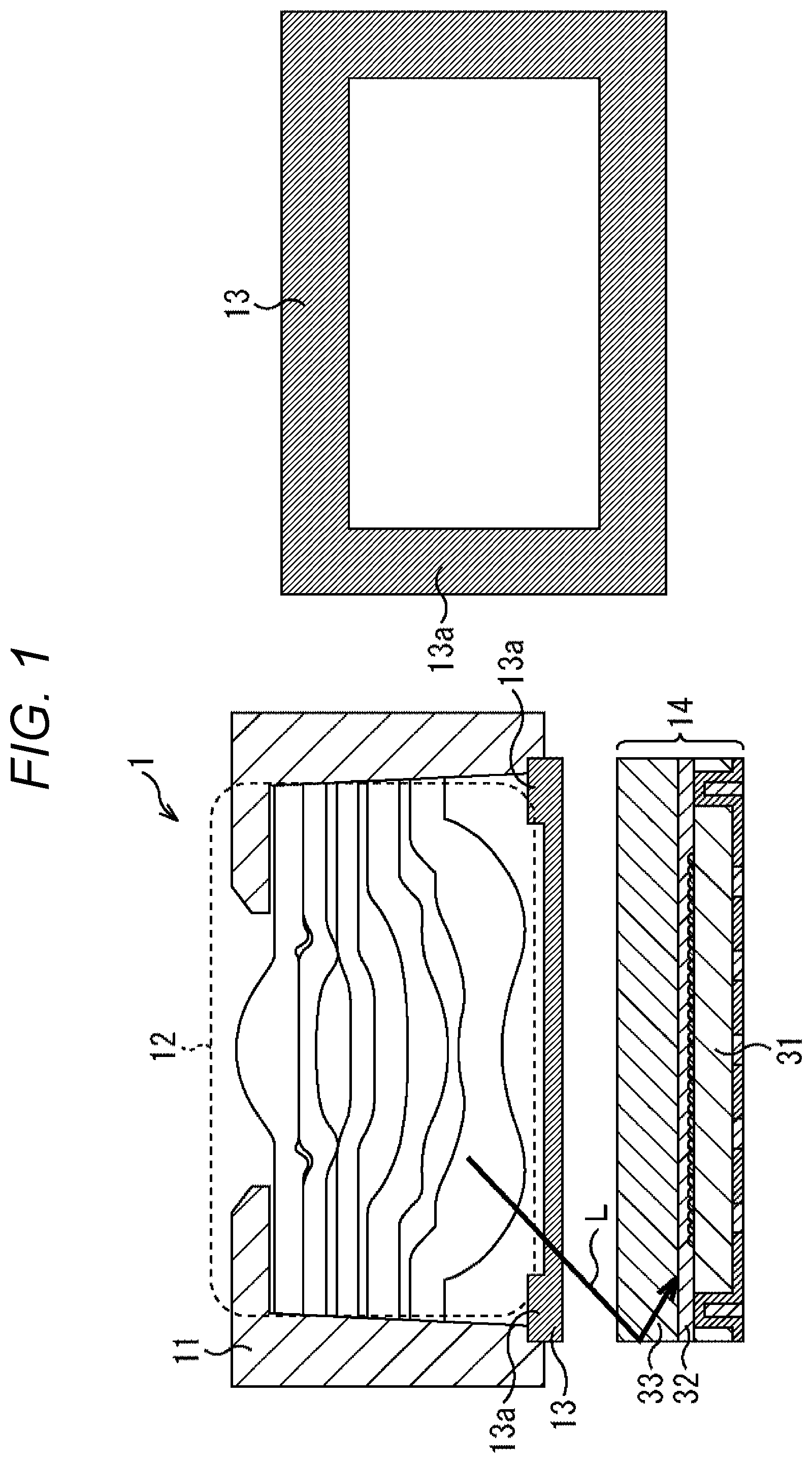 Patent US11810935 — Imaging device, solid state image sensor, and electronic device — Figure 1