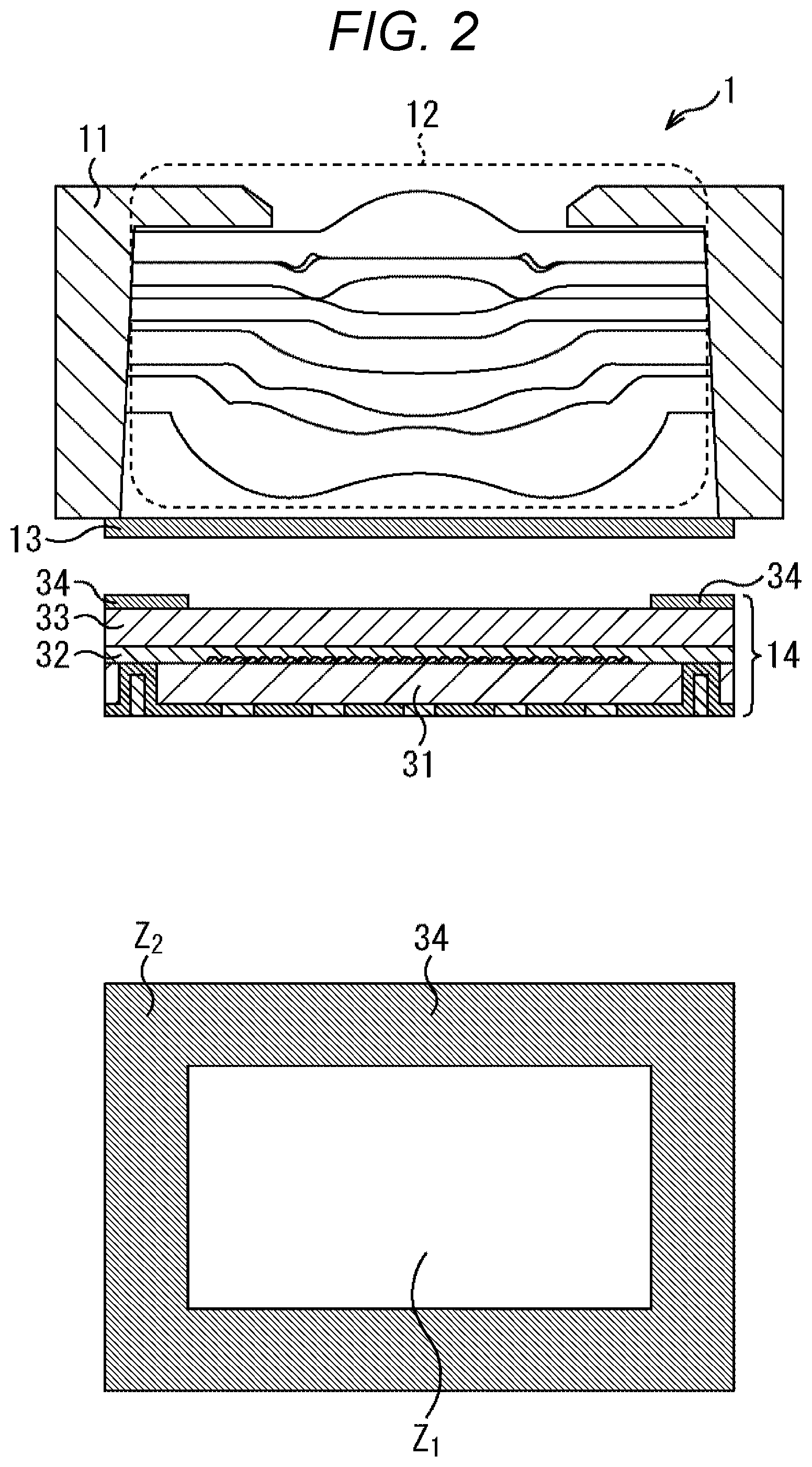 Patent US11810935 Figure 2 – Imaging device, solid state image sensor, and electronic device