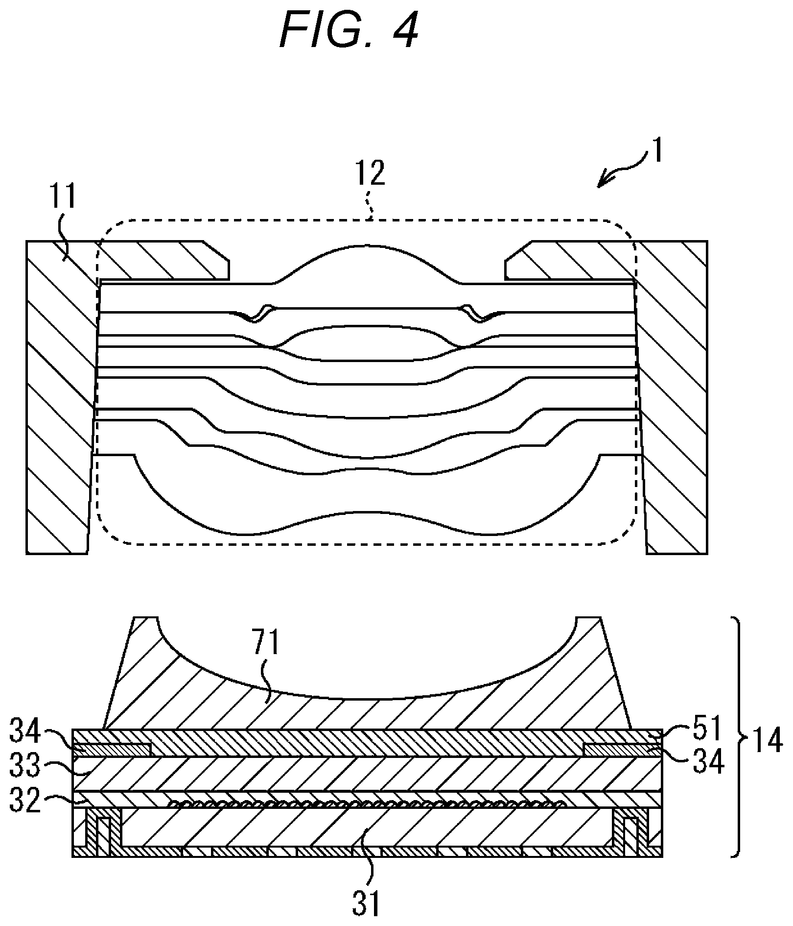 Patent US11810935 Figure 4 – Imaging device, solid state image sensor, and electronic device
