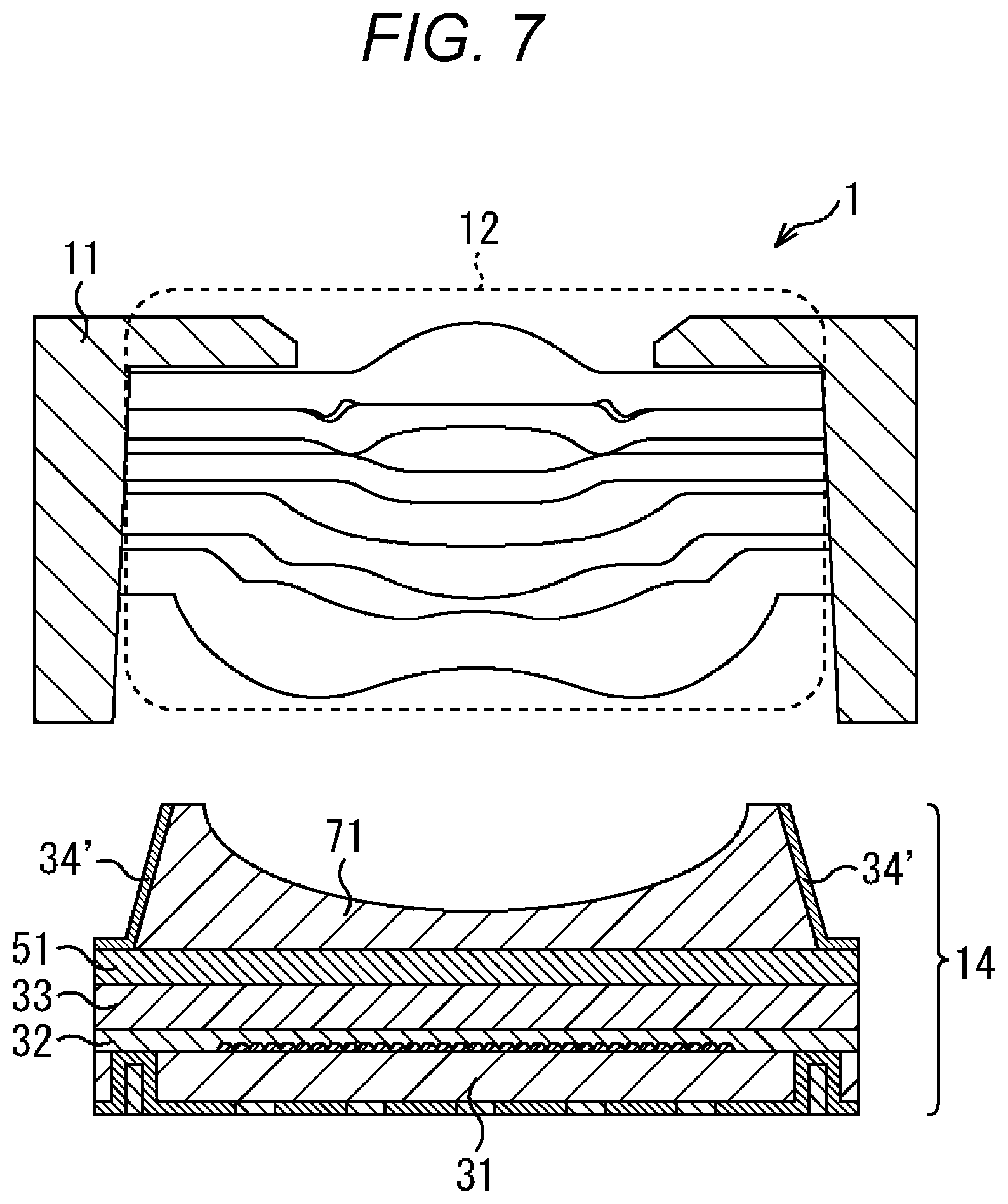 Patent US11810935 Figure 7 – Imaging device, solid state image sensor, and electronic device