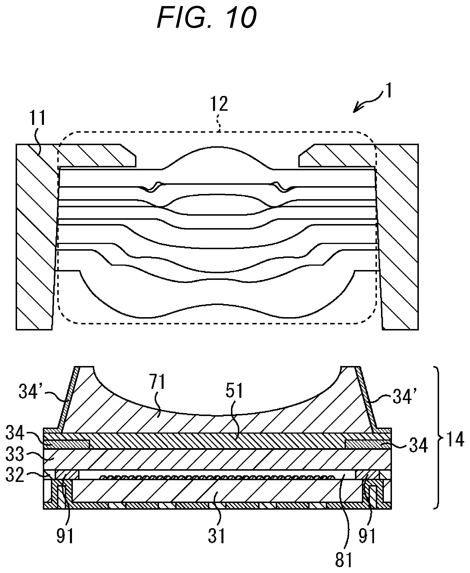Patent US11810935 Figure 10 – Imaging device, solid state image sensor, and electronic device