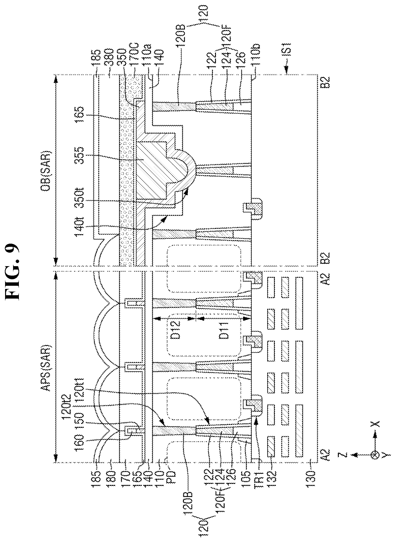 Patent US11810937 Figure 11 – Image sensor and method for fabricating the same