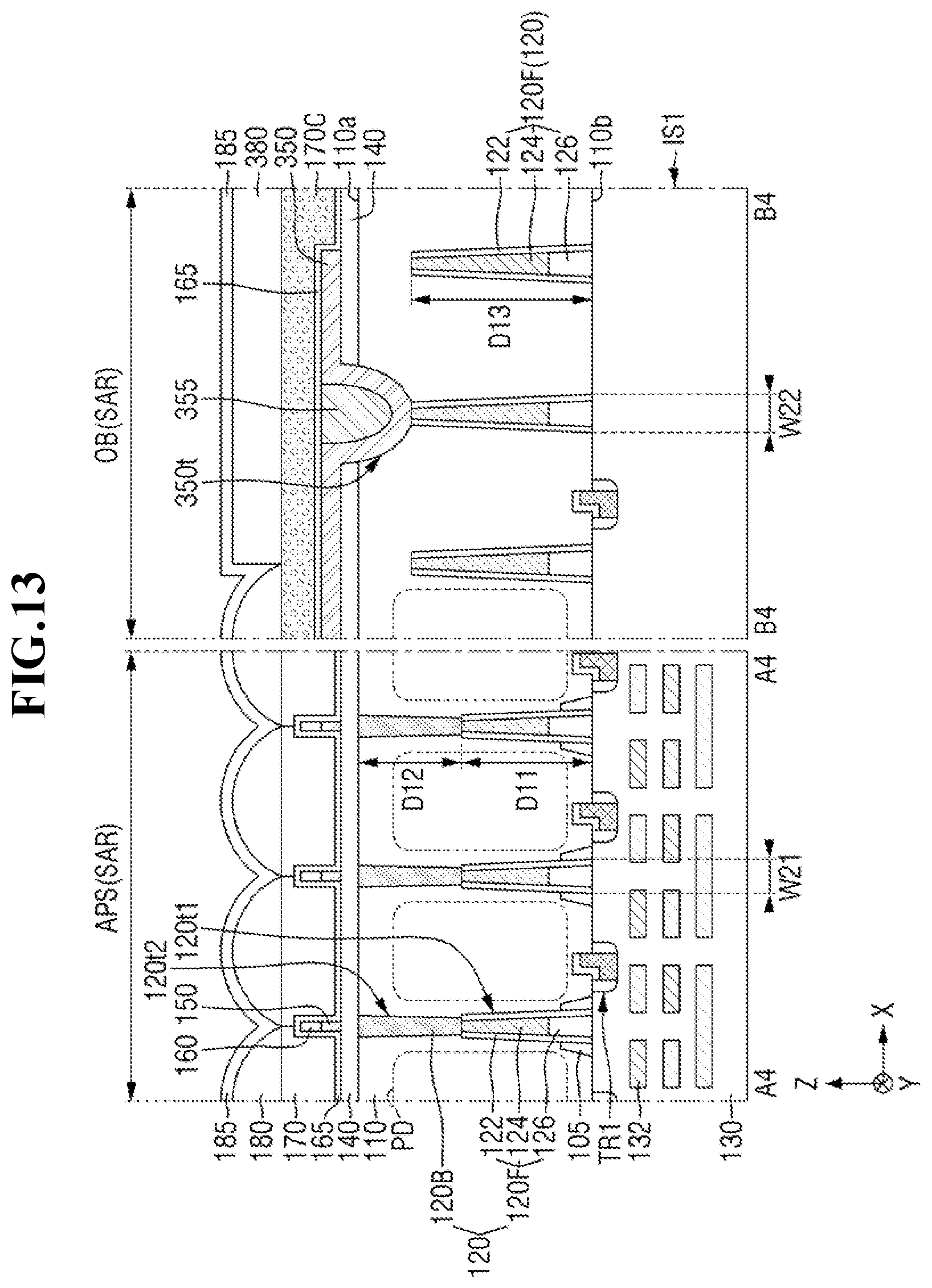 Patent US11810937 Figure 15 – Image sensor and method for fabricating the same