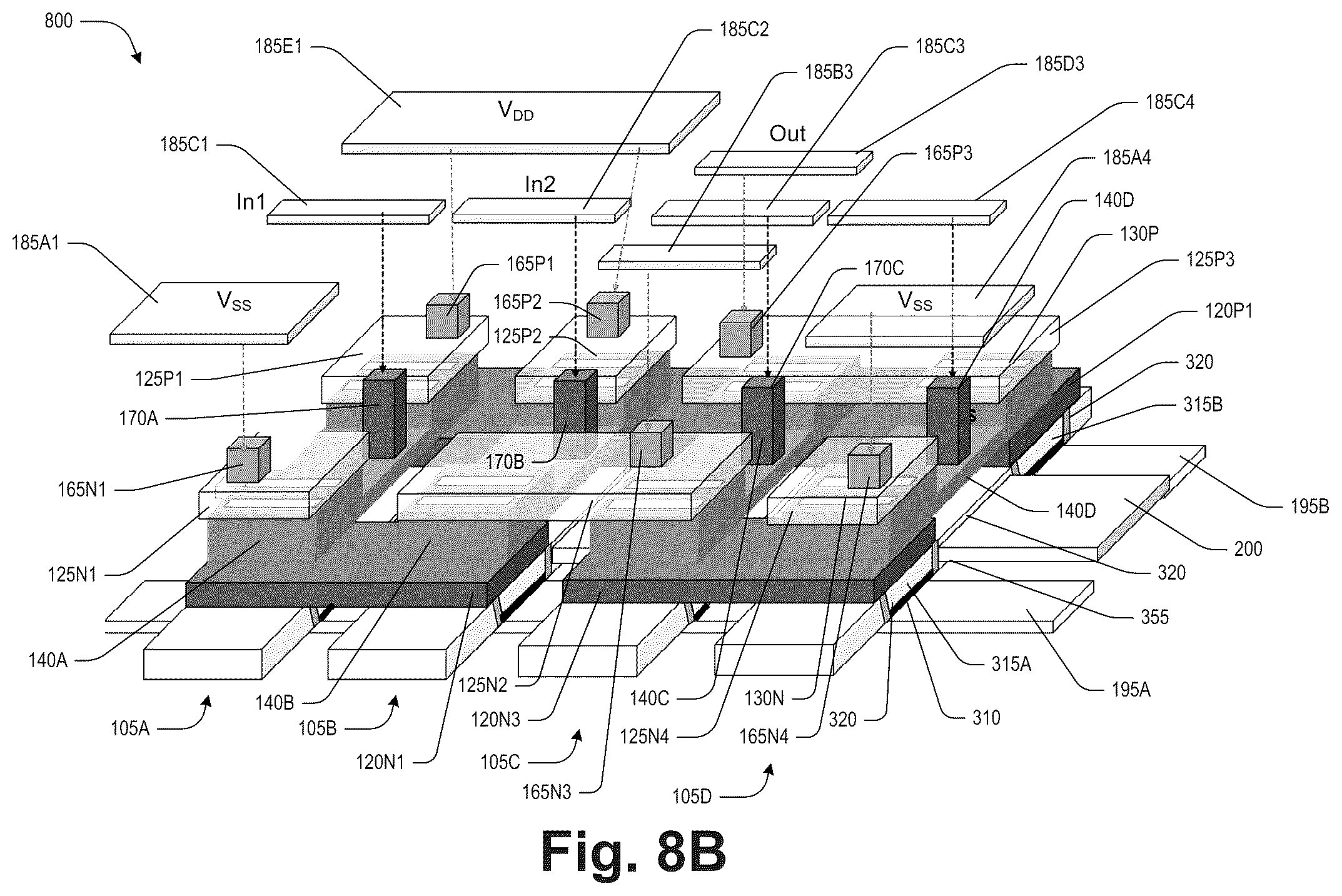 Patent US11810949 Figure 13 – Semiconductor arrangement and method of making