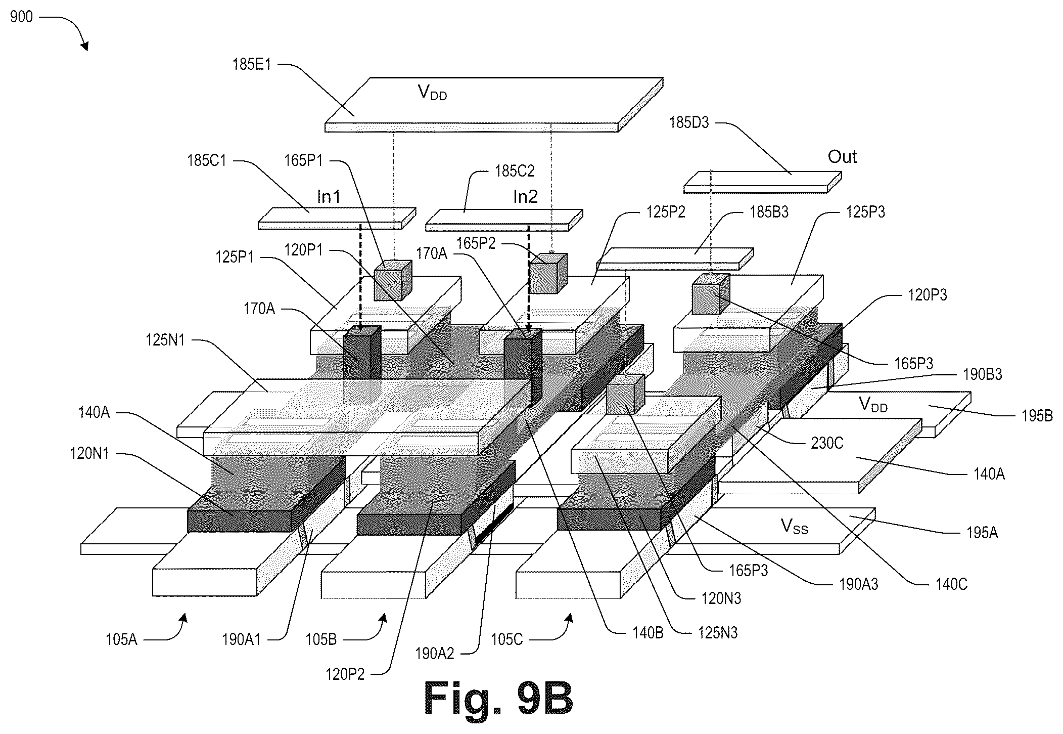 Patent US11810949 Figure 15 – Semiconductor arrangement and method of making