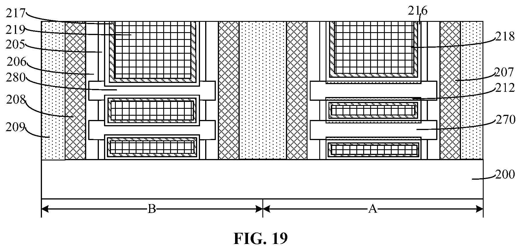 Patent US11810950 Figure 7 – Semiconductor structure