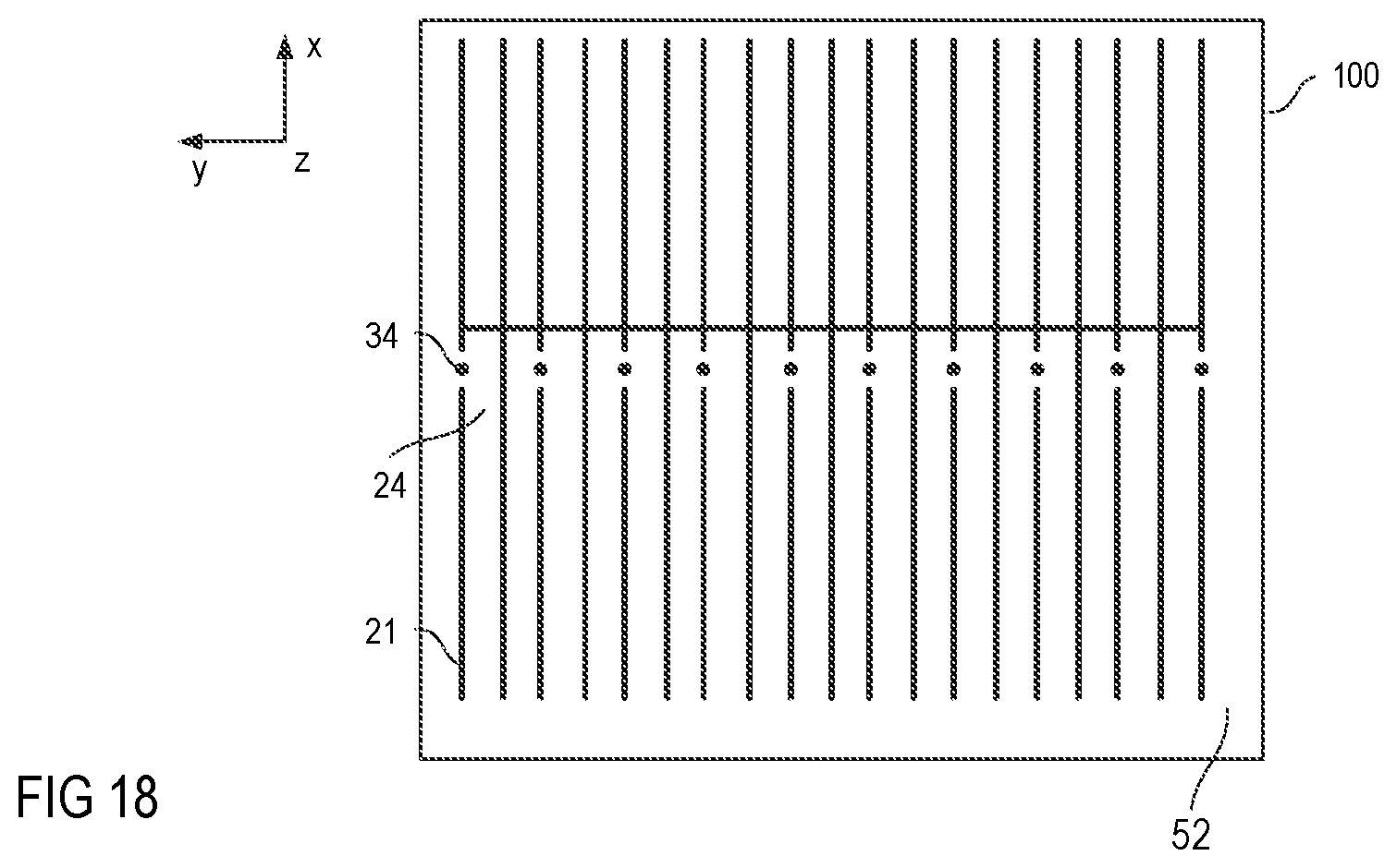 Patent US11810958 Figure 11 – Transistor component having gate electrodes and field electrodes