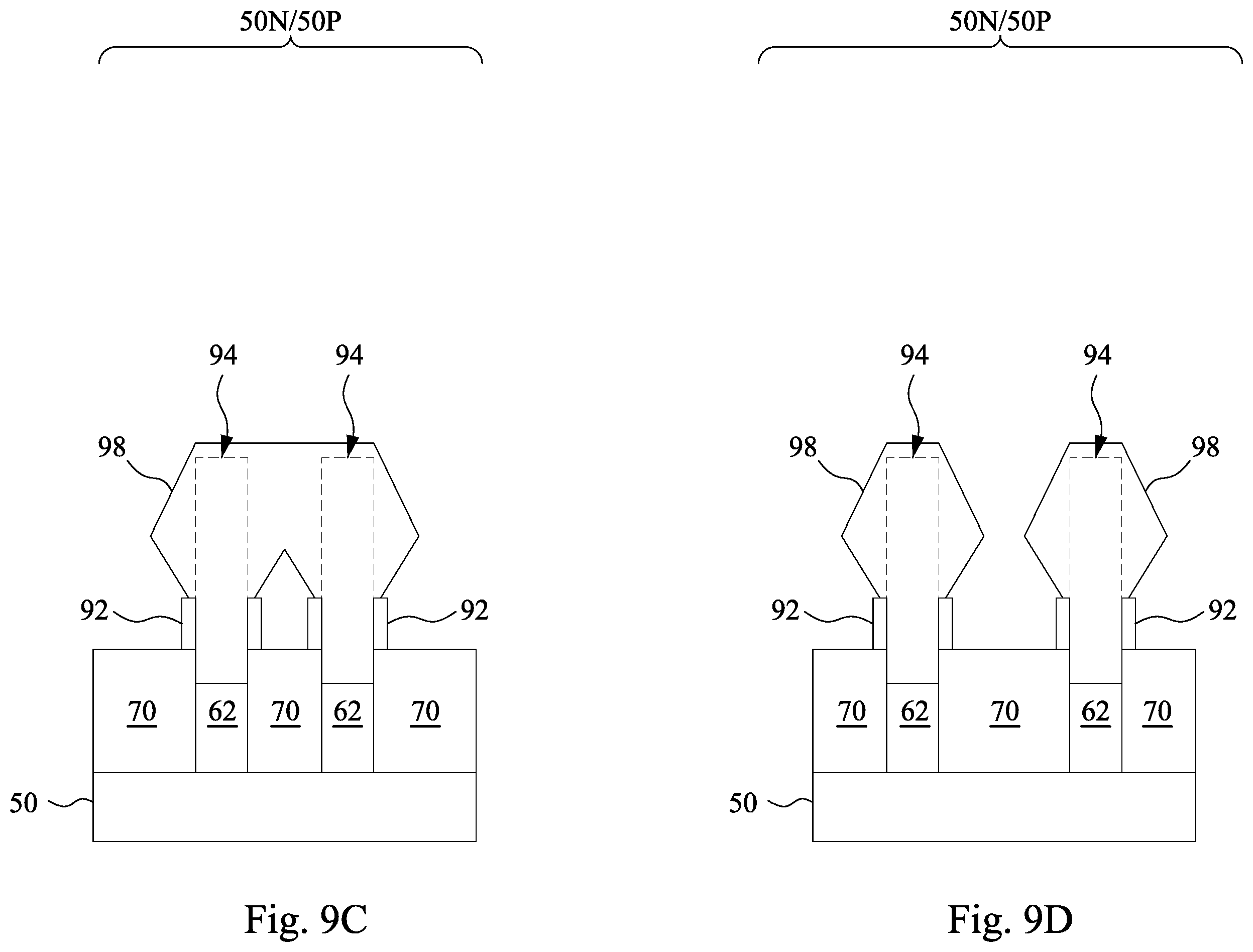 Patent US11810961 Figure 10 – Transistor gate structures and methods of forming the same