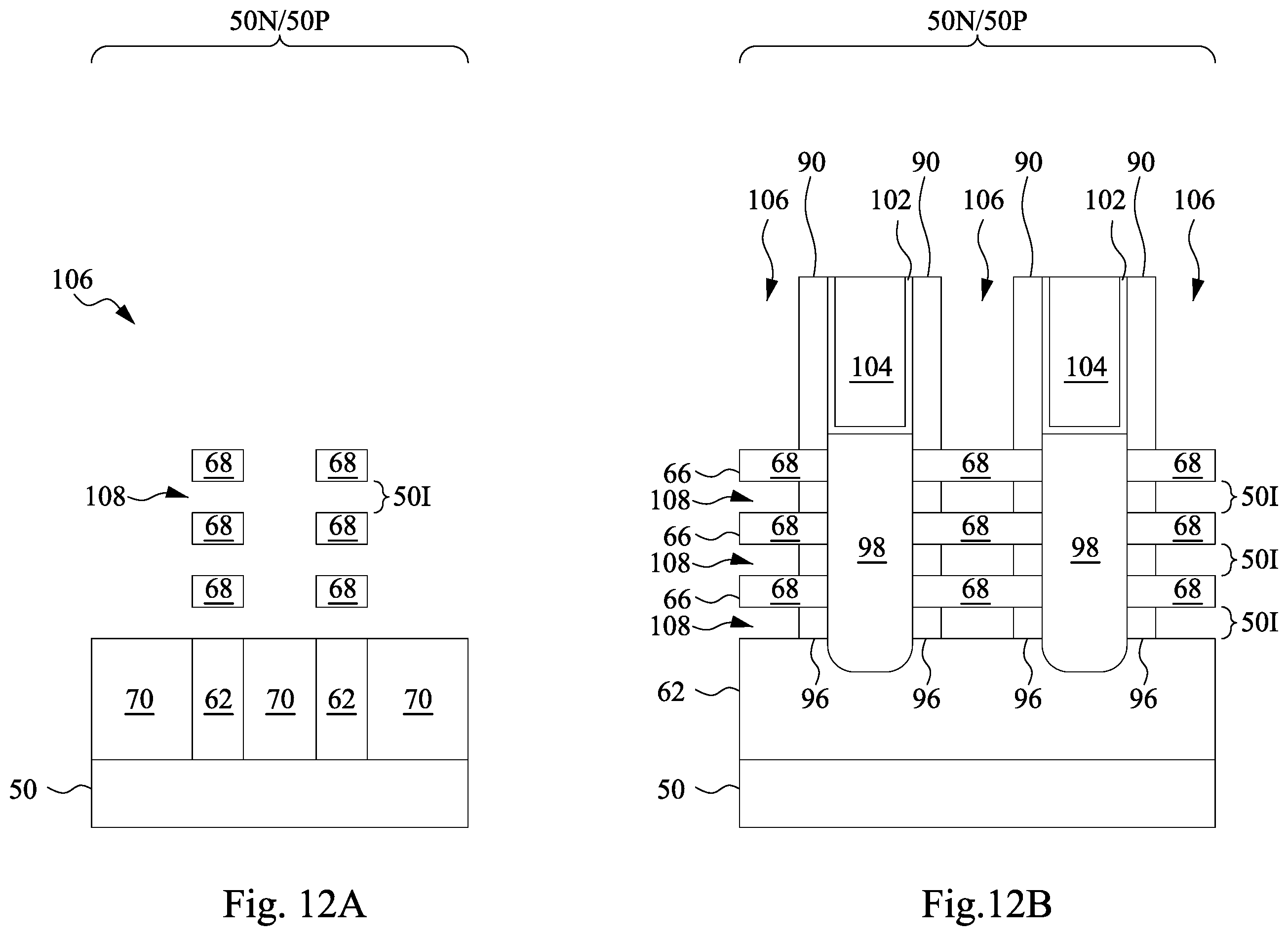 Patent US11810961 Figure 13 – Transistor gate structures and methods of forming the same