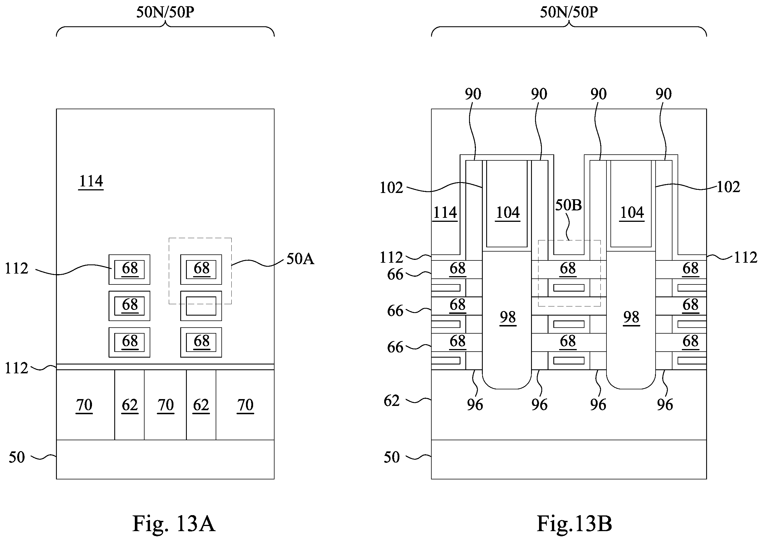 Patent US11810961 Figure 14 – Transistor gate structures and methods of forming the same