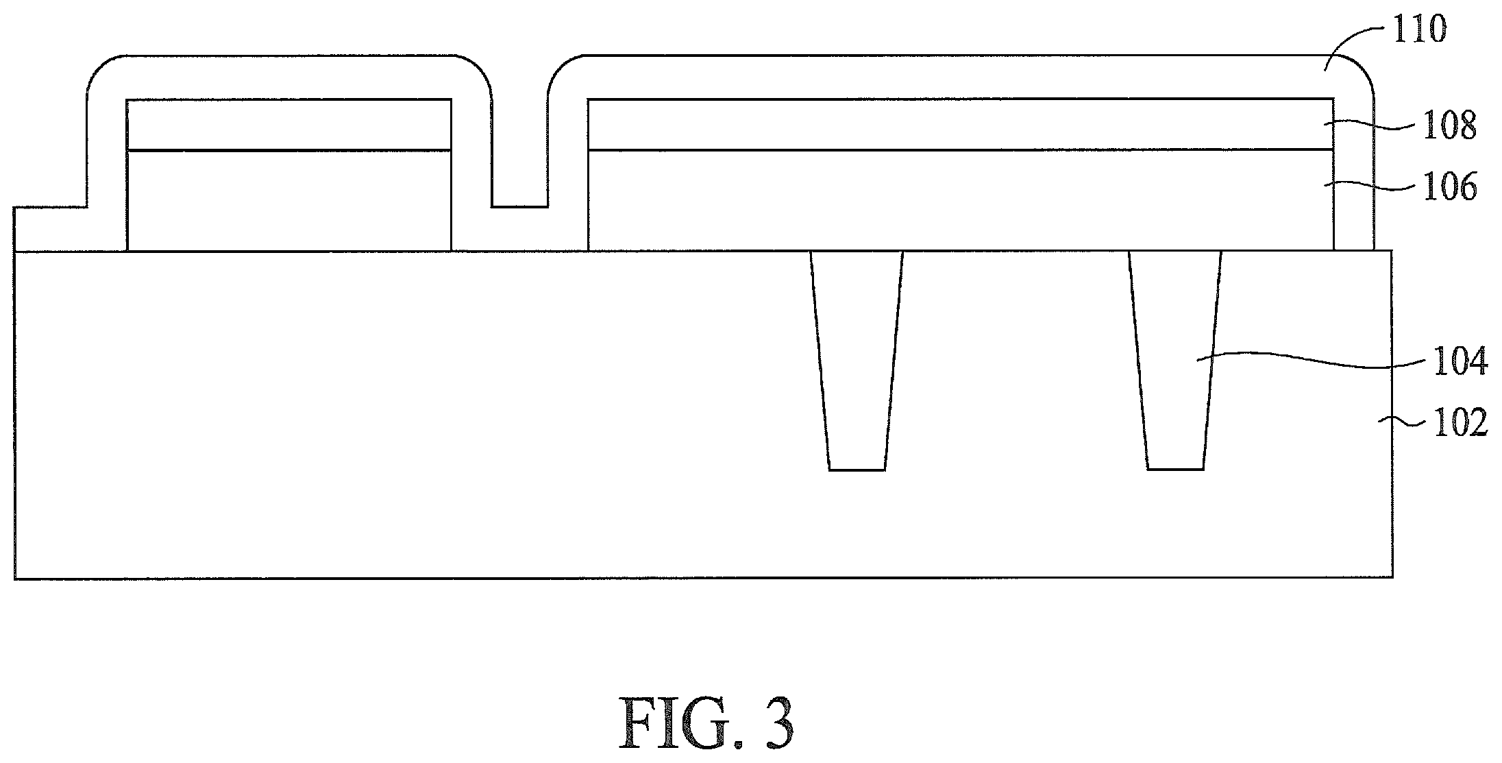 Patent US11810967 Figure 5 – Method of making semiconductor device comprising flash memory and resulting device