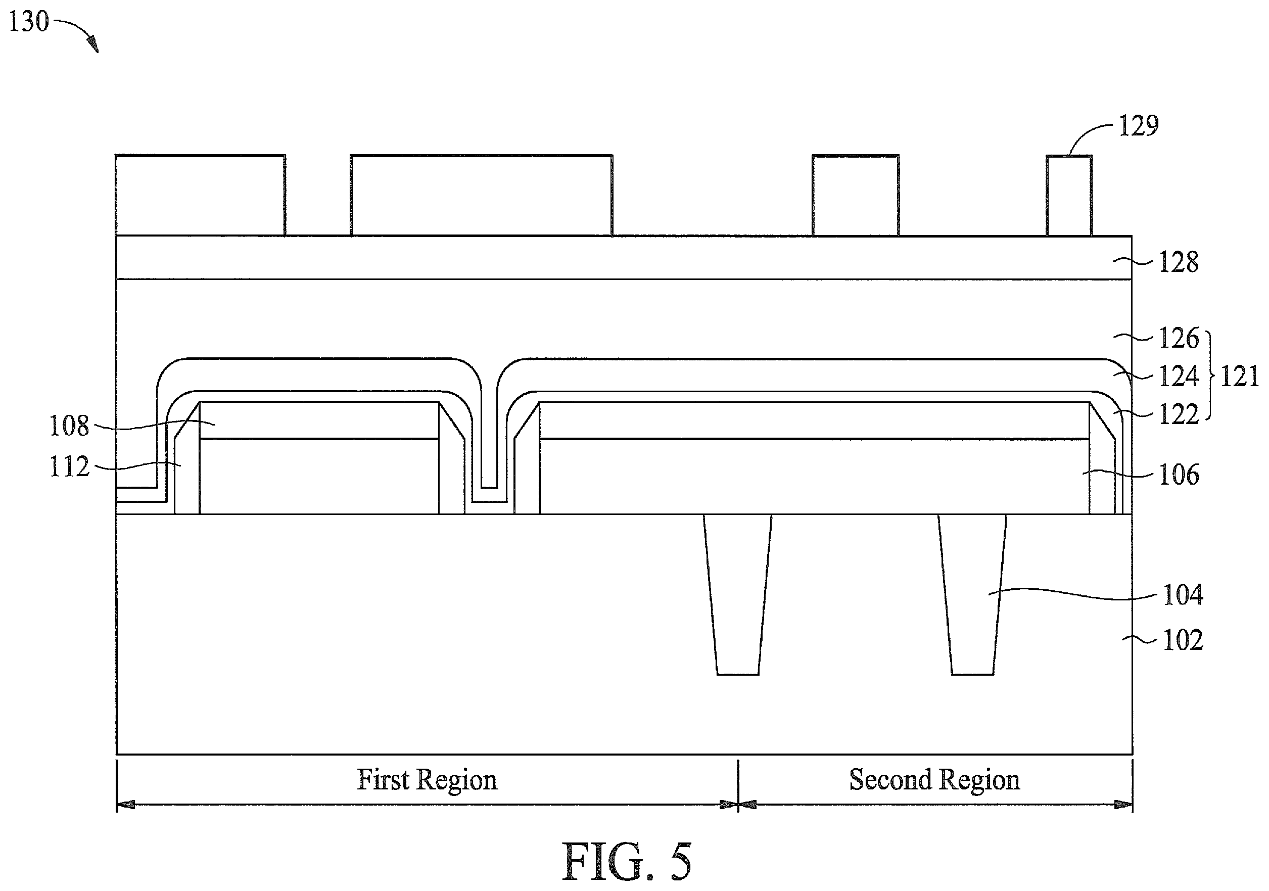 Patent US11810967 Figure 7 – Method of making semiconductor device comprising flash memory and resulting device