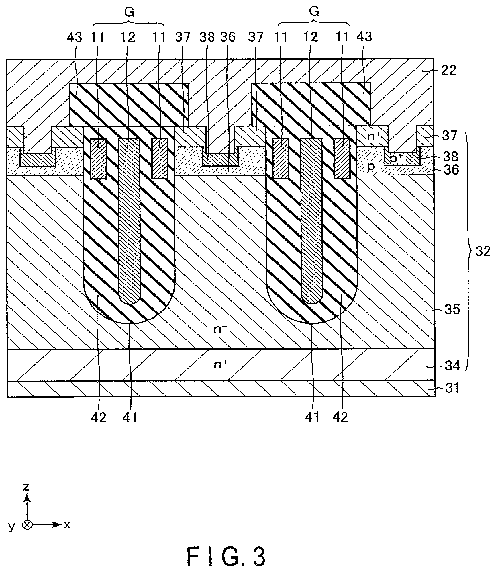 Patent US11810975 Figure 3 – Semiconductor device
