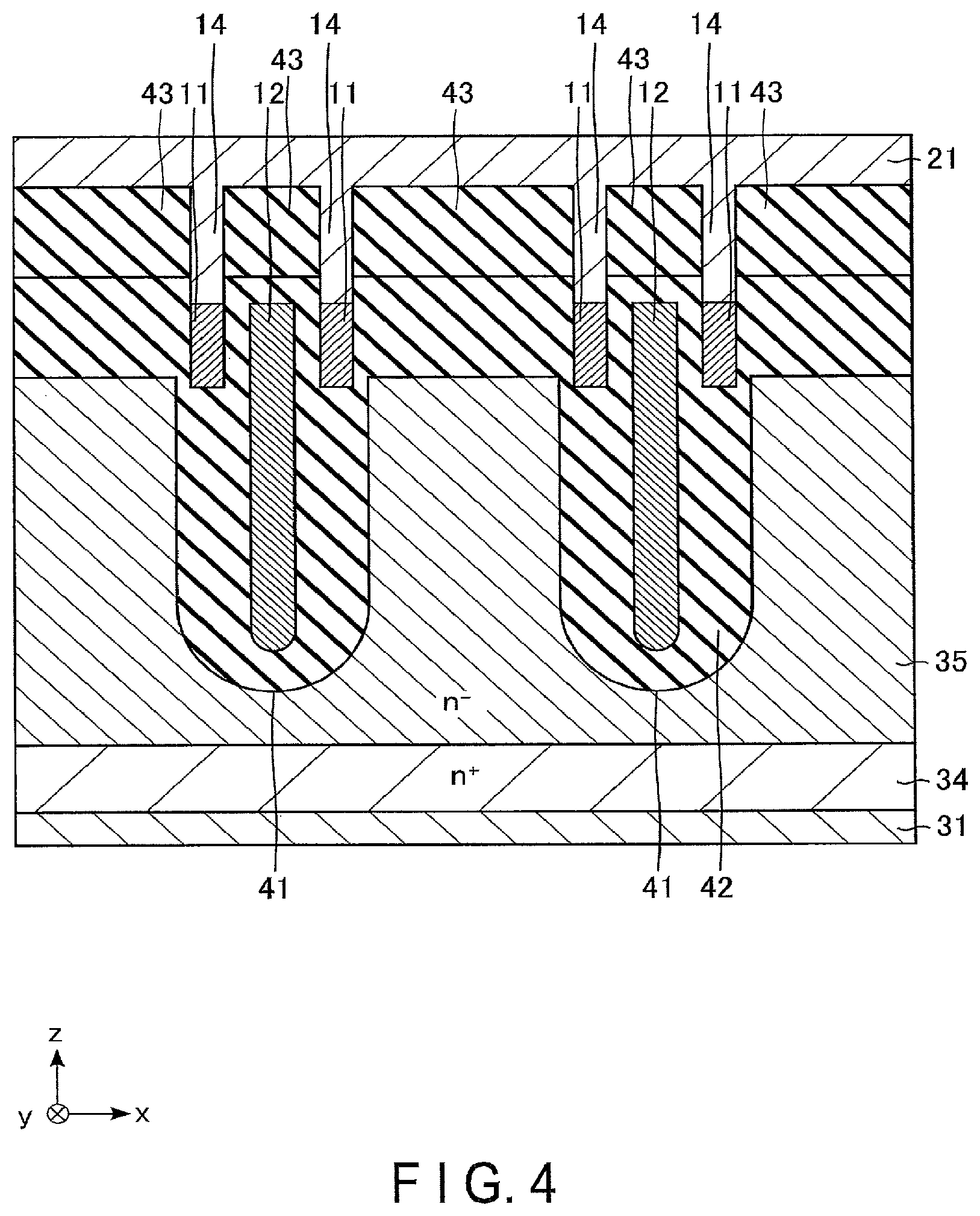Patent US11810975 Figure 4 – Semiconductor device